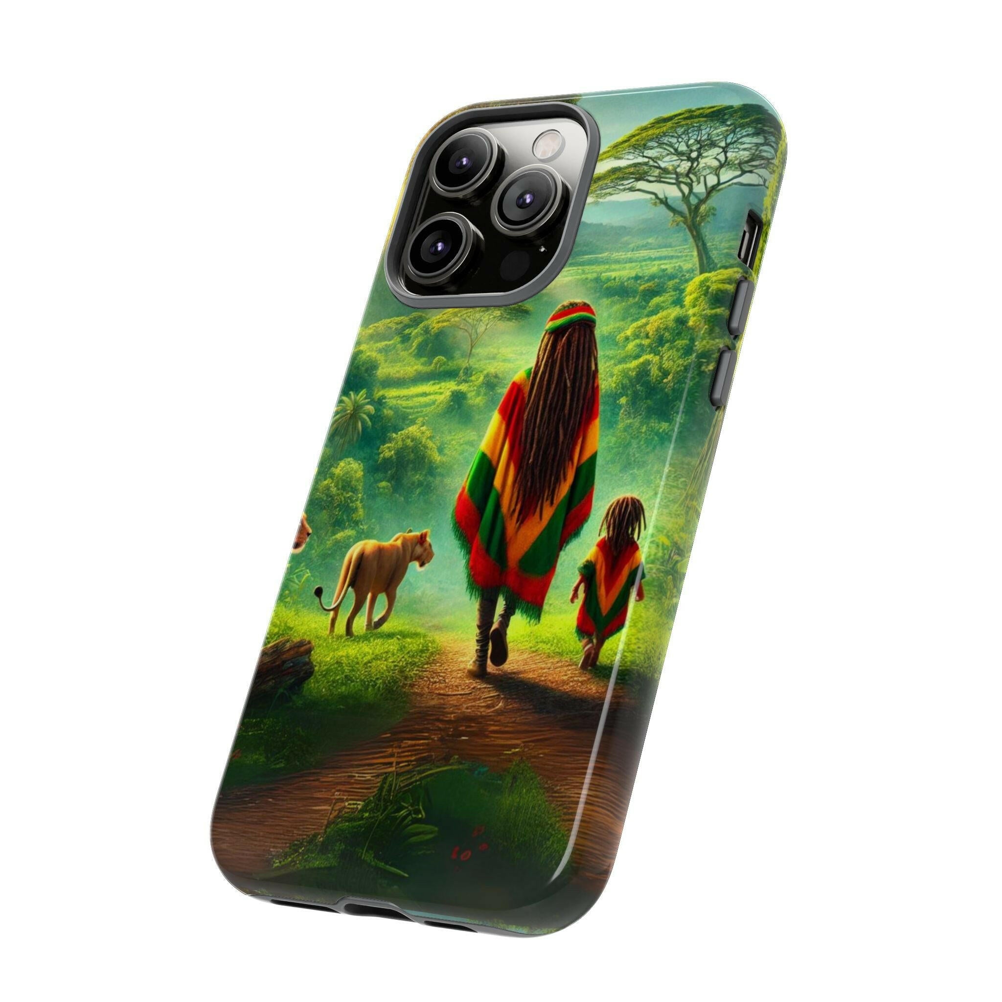 Reggae Jungle Tough Phone Case - MKCM Modern Designs