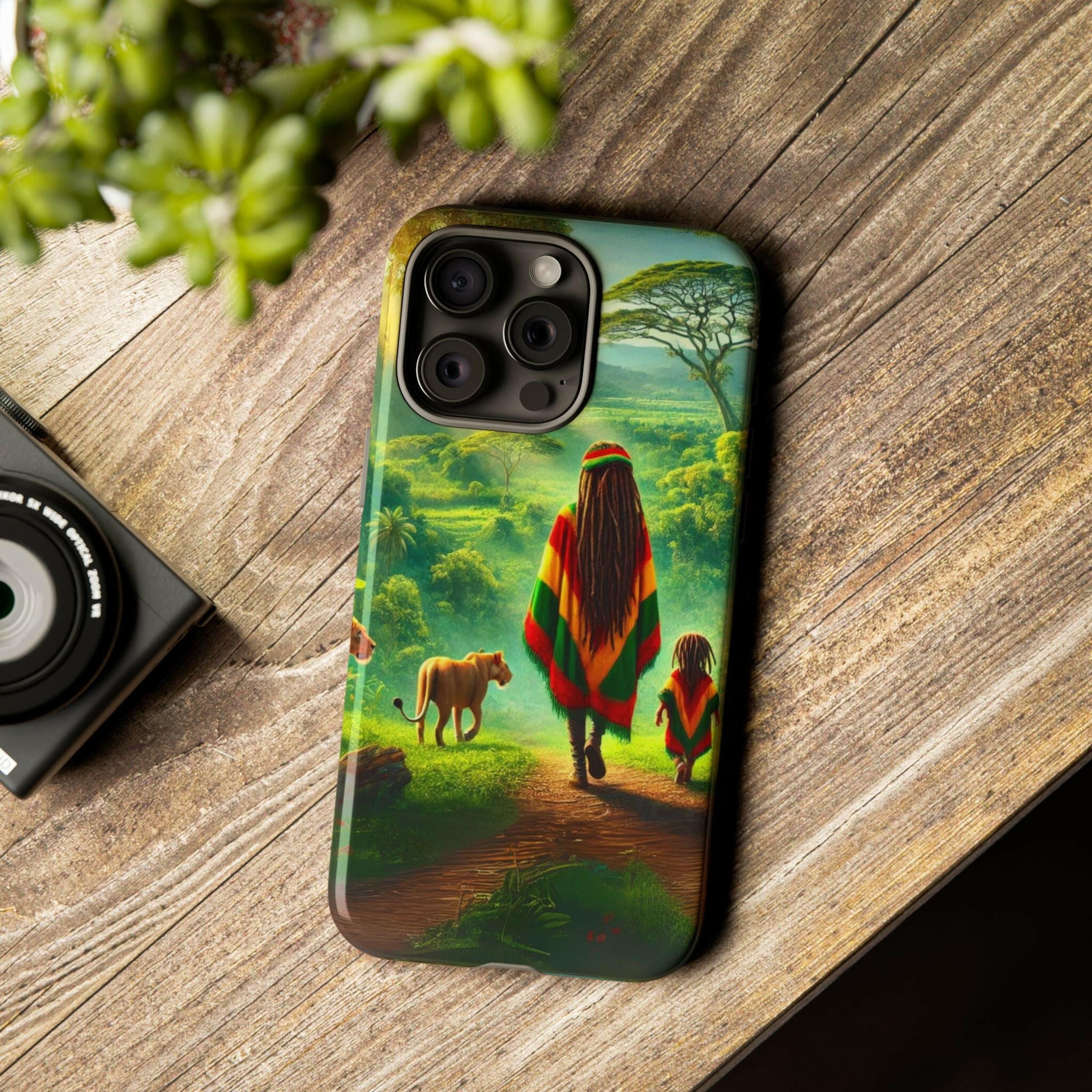 Reggae Jungle Tough Phone Case - MKCM Modern Designs