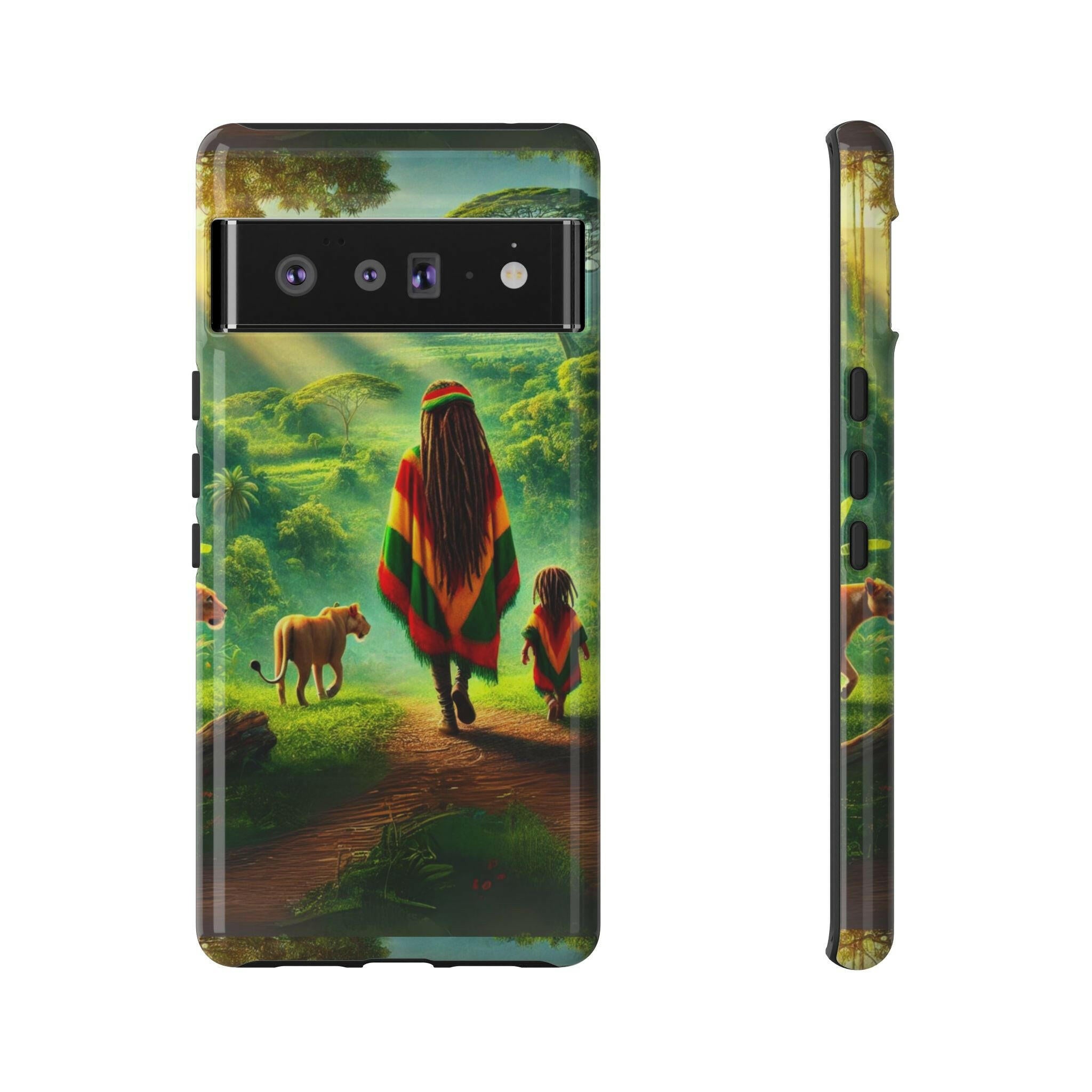 Reggae Jungle Tough Phone Case - MKCM Modern Designs