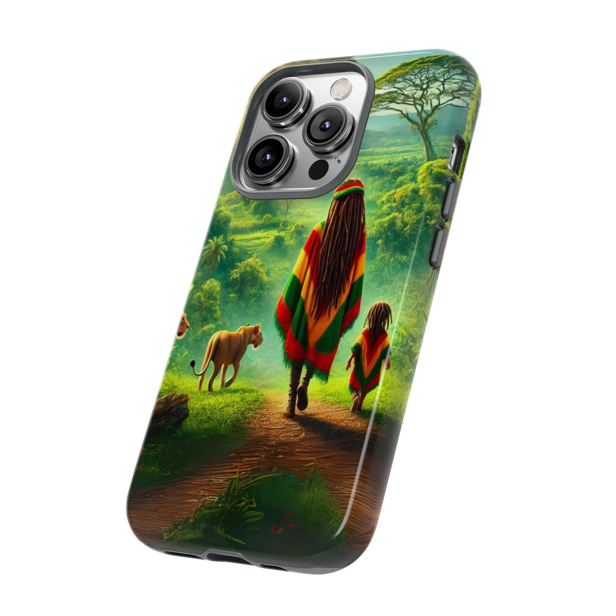 Reggae Jungle Tough Phone Case - MKCM Modern Designs