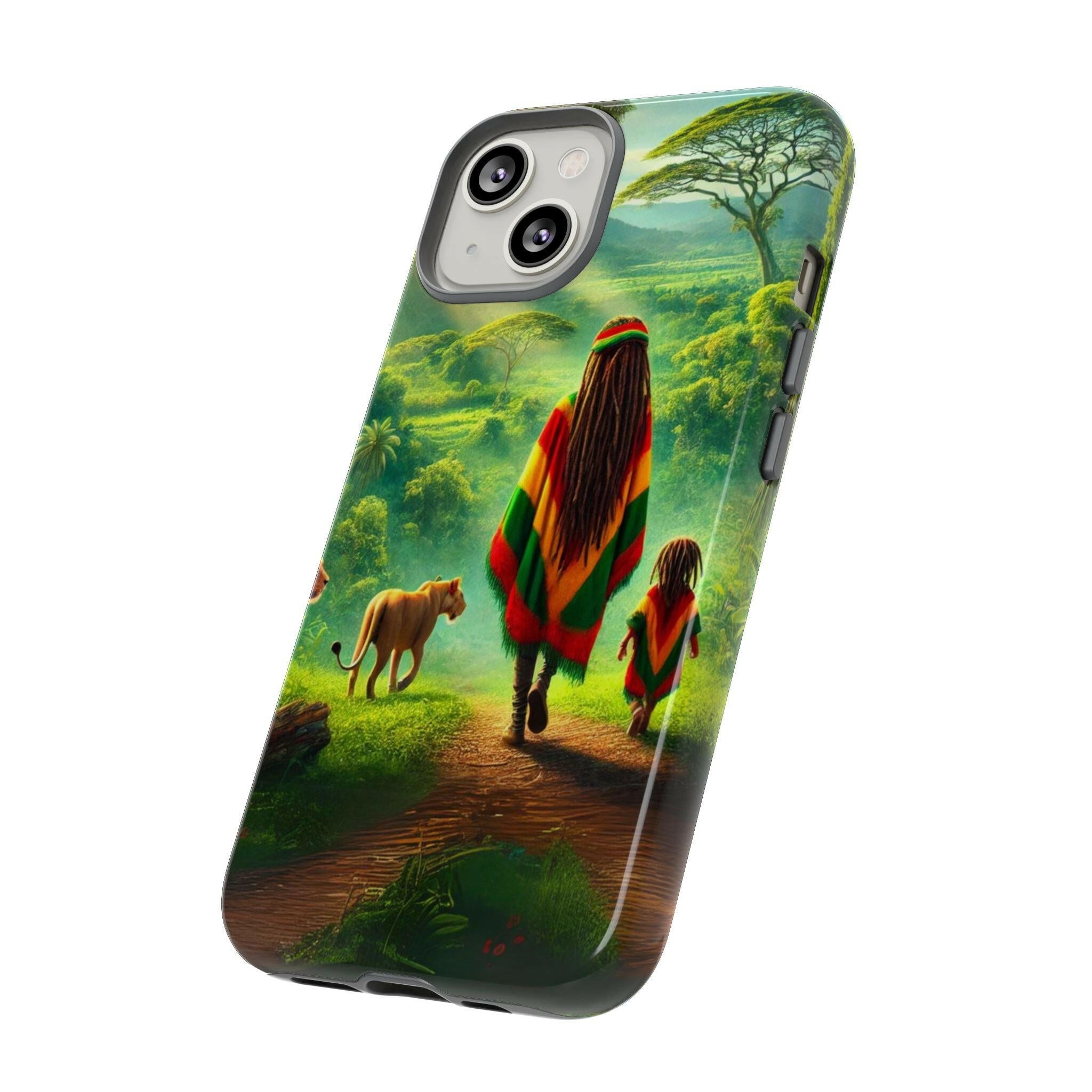 Reggae Jungle Tough Phone Case - MKCM Modern Designs