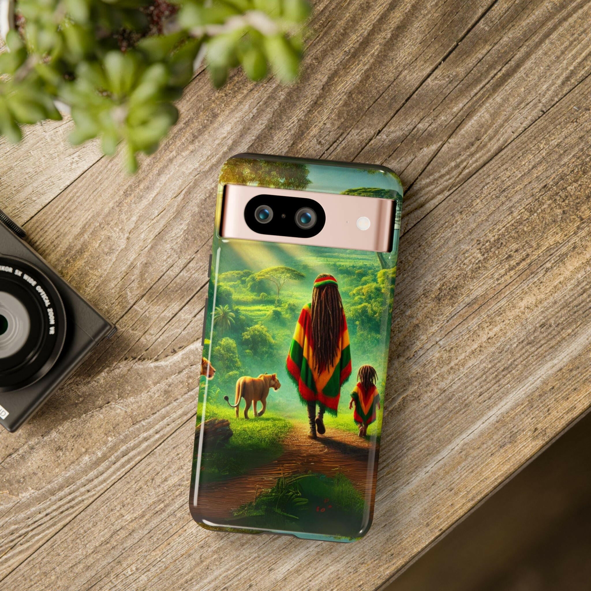 Reggae Jungle Tough Phone Case - MKCM Modern Designs