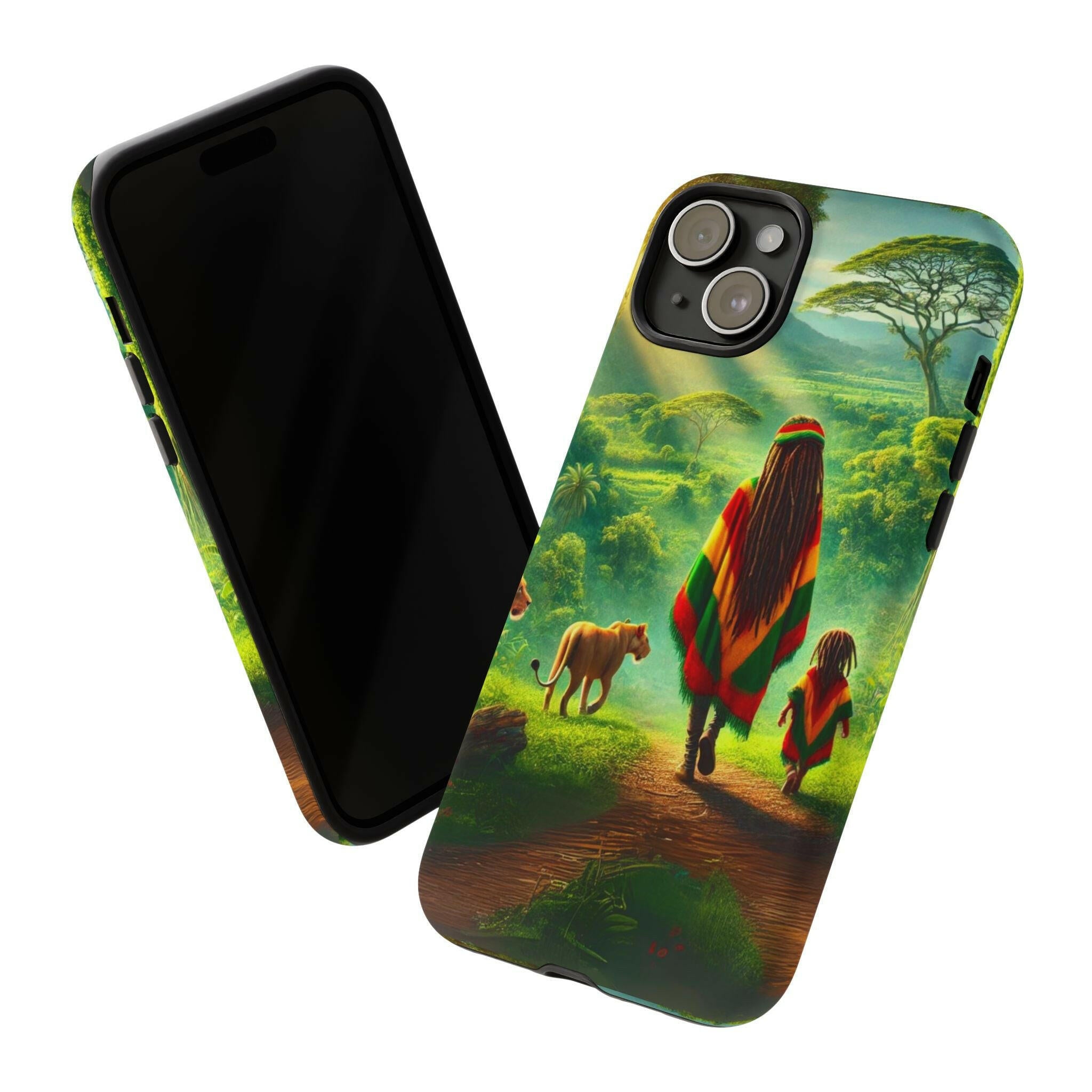 Reggae Jungle Tough Phone Case - MKCM Modern Designs