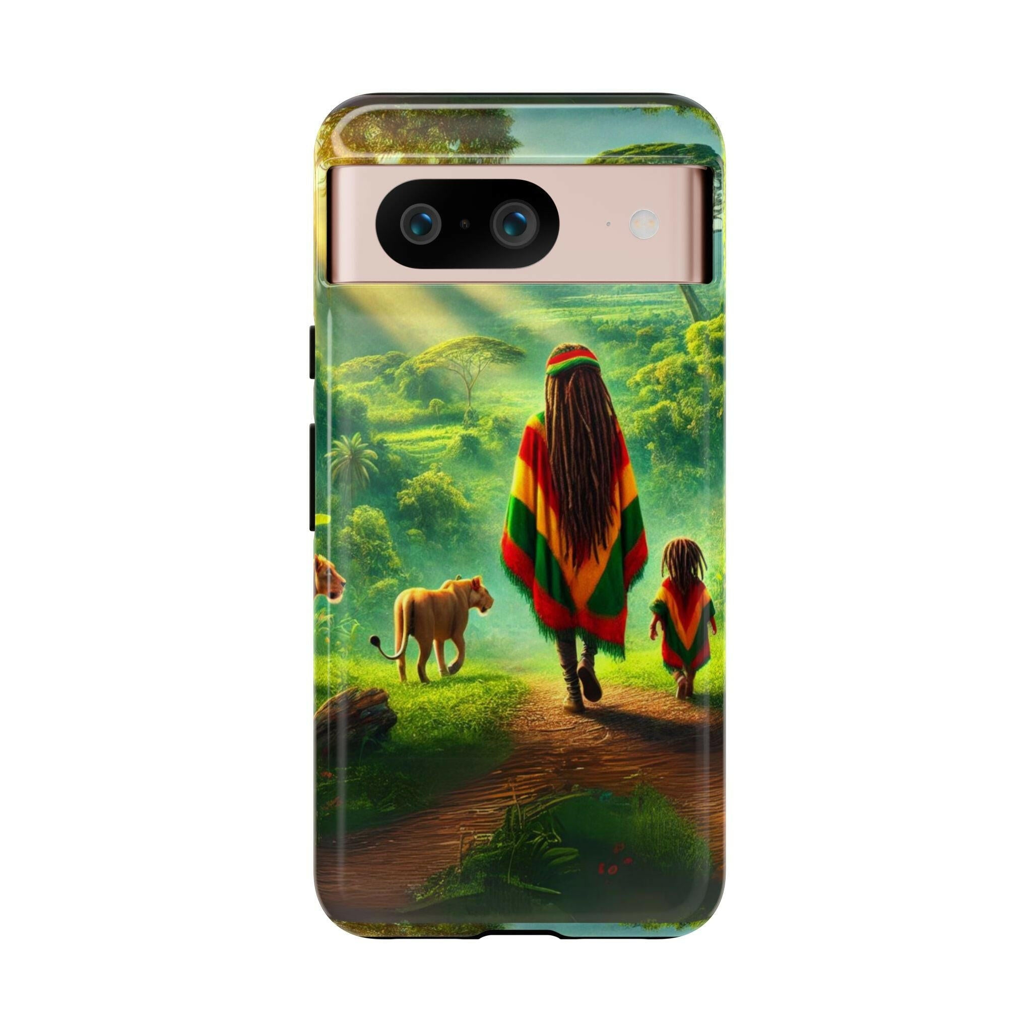 Reggae Jungle Tough Phone Case - MKCM Modern Designs