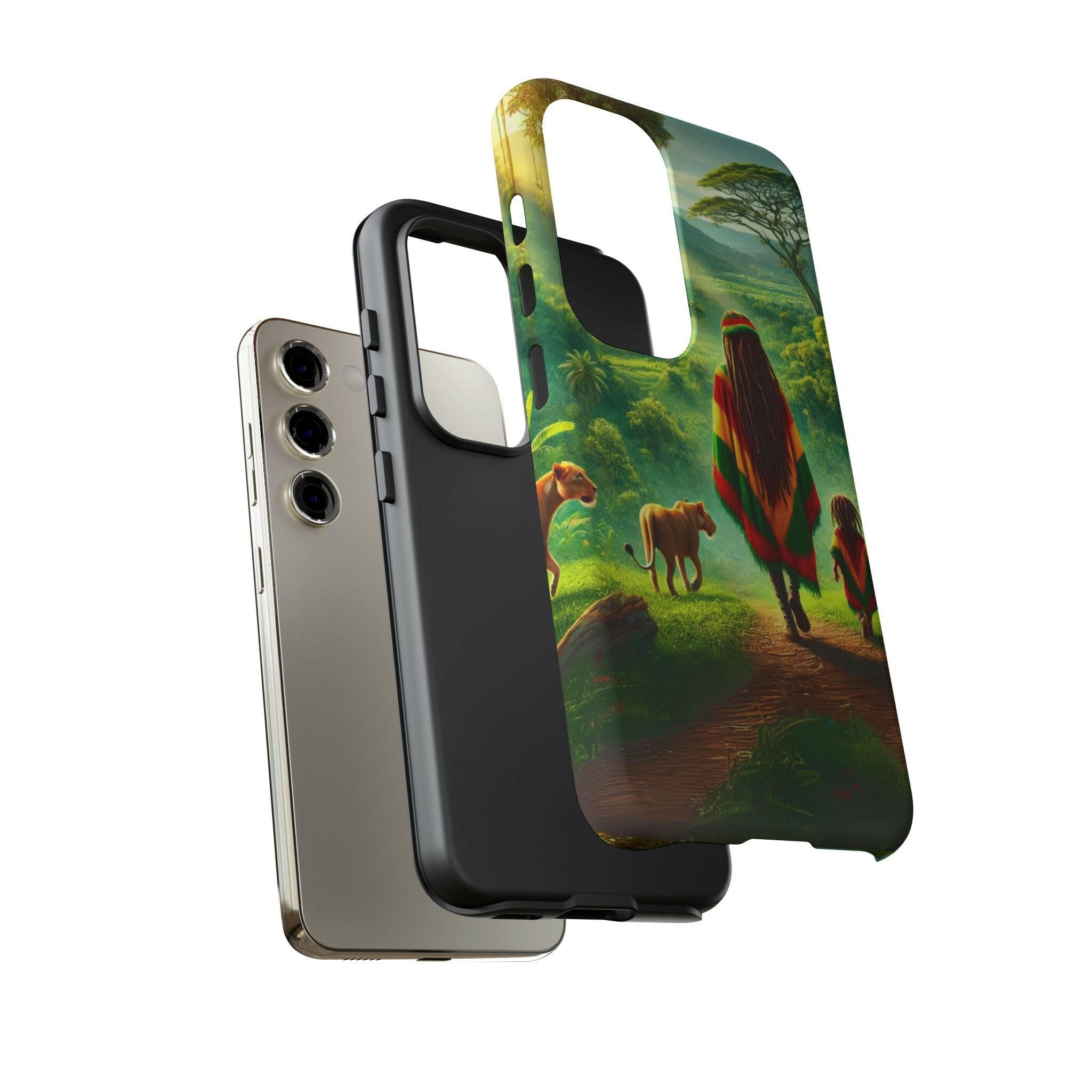 Reggae Jungle Tough Phone Case - MKCM Modern Designs