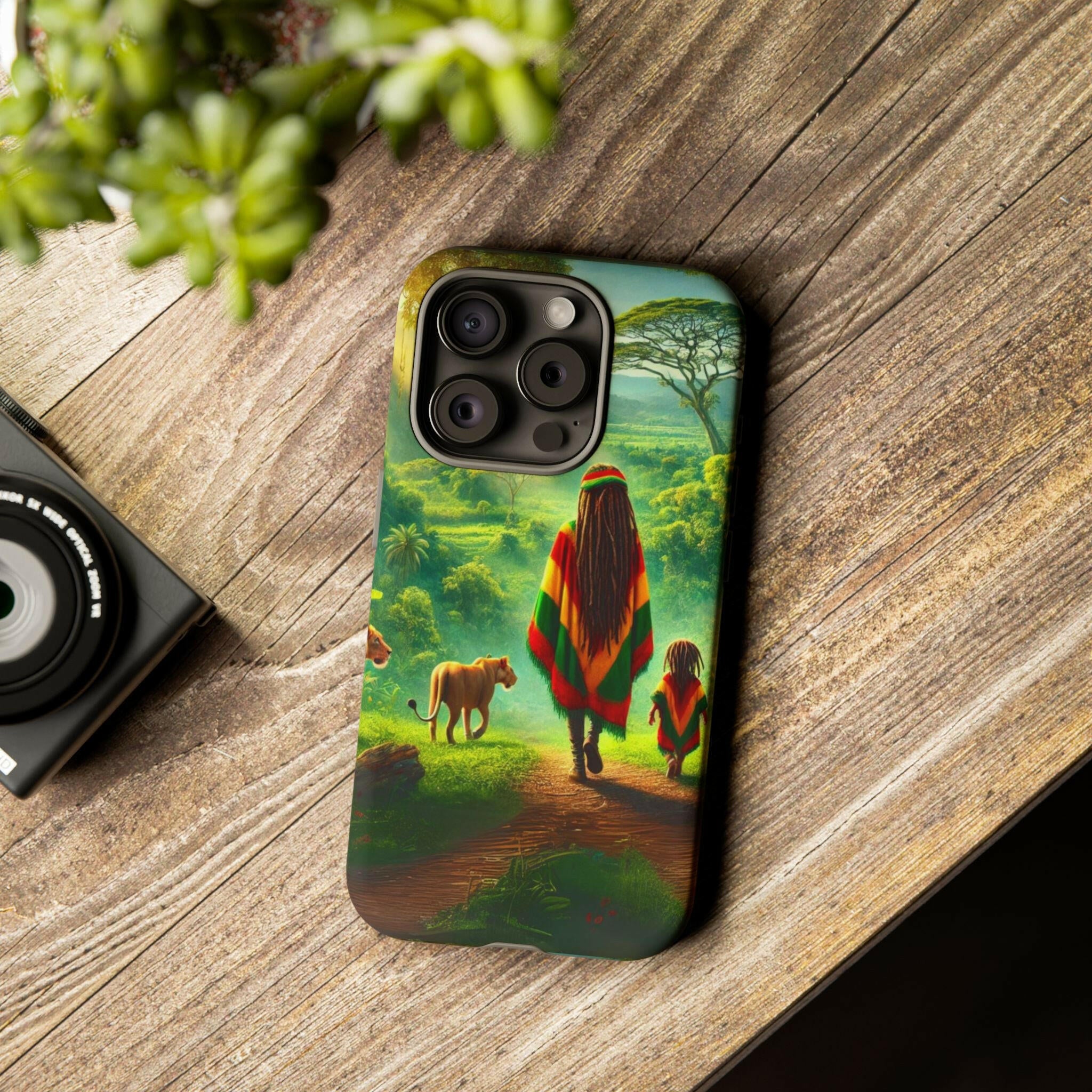 Reggae Jungle Tough Phone Case - MKCM Modern Designs