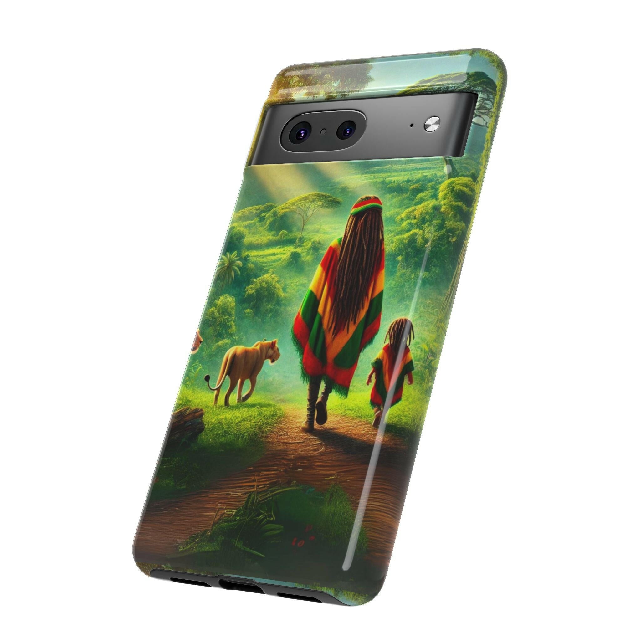 Reggae Jungle Tough Phone Case - MKCM Modern Designs