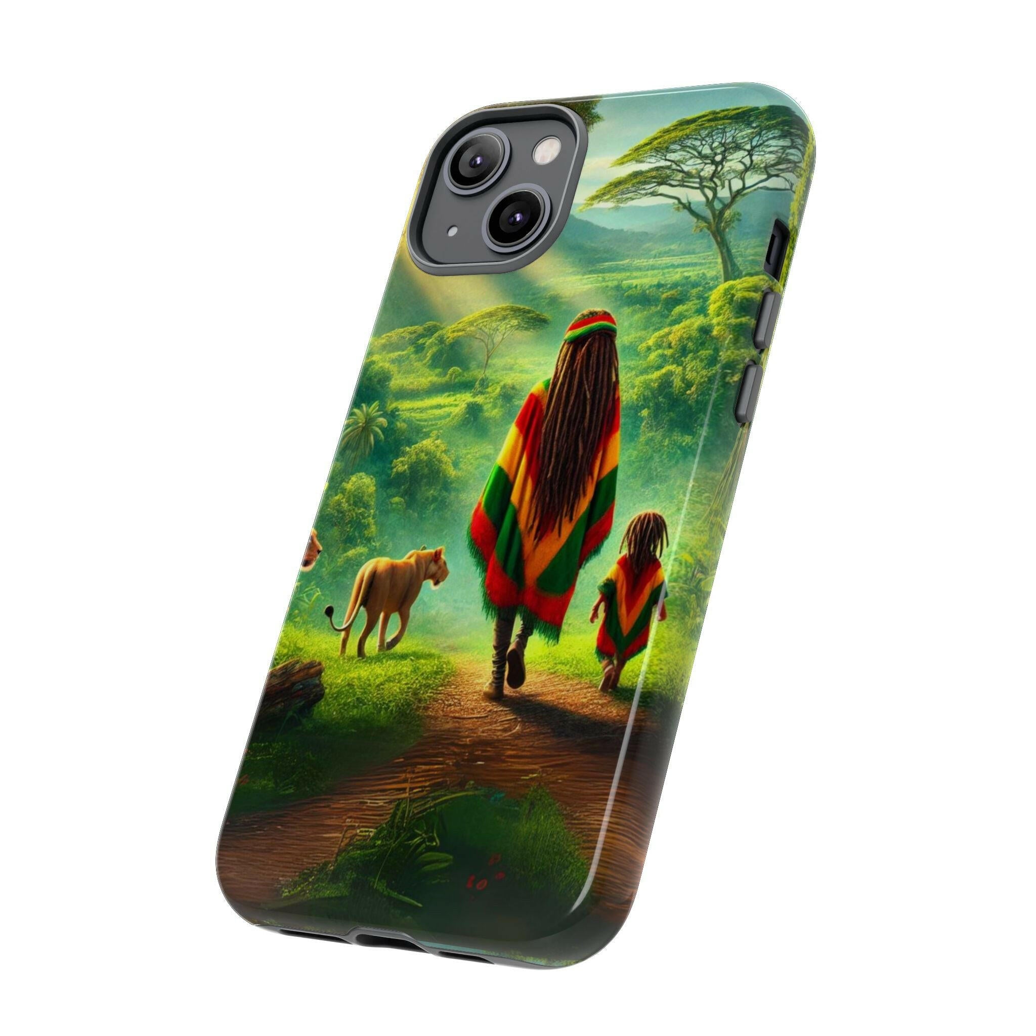 Reggae Jungle Tough Phone Case - MKCM Modern Designs