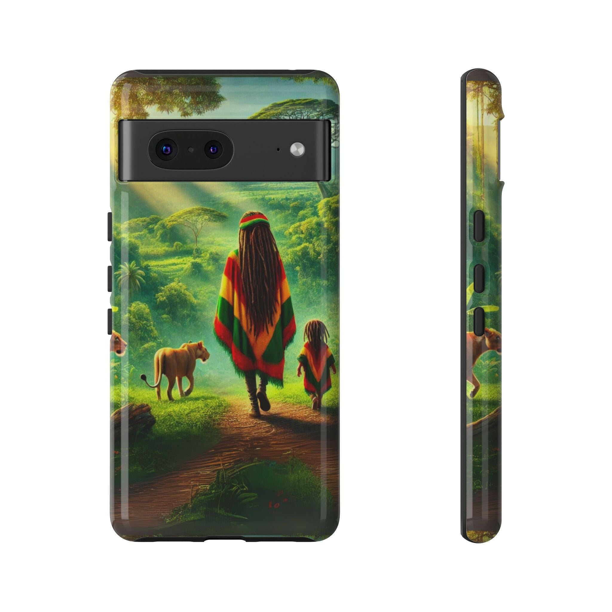 Reggae Jungle Tough Phone Case - MKCM Modern Designs