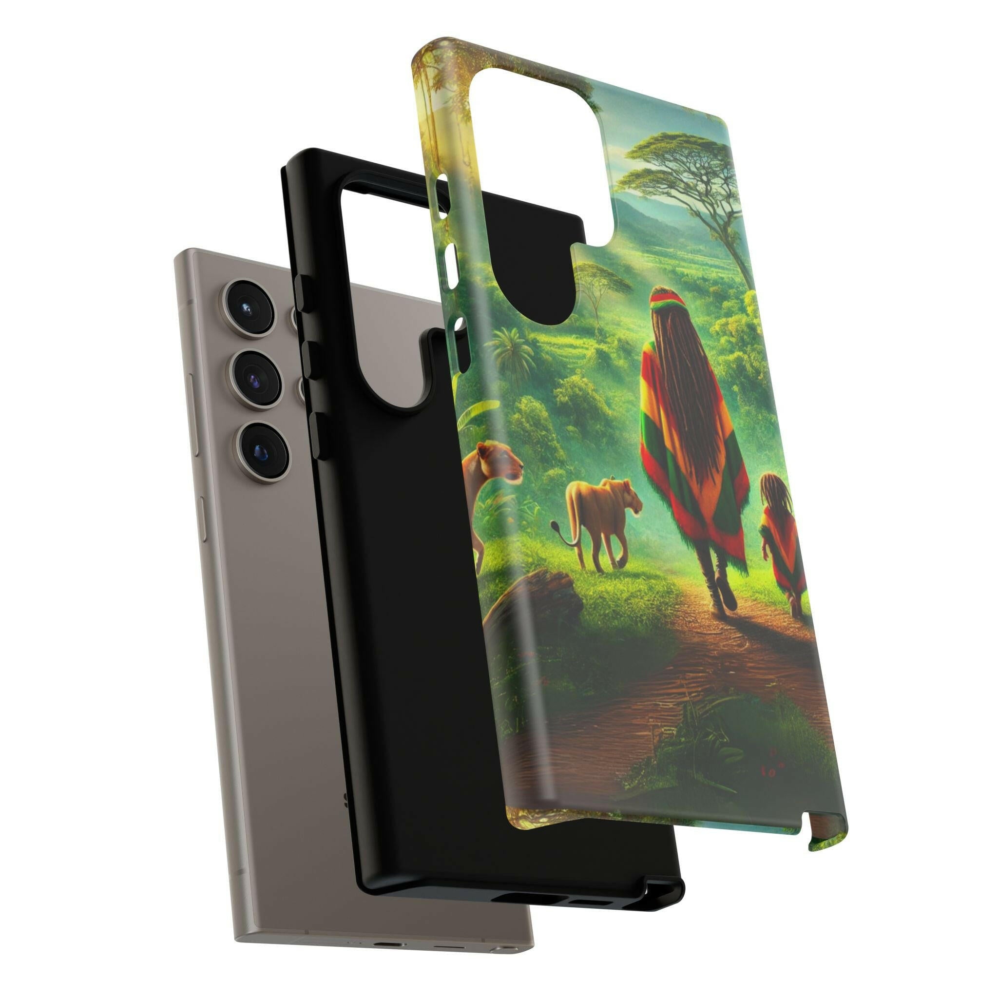 Reggae Jungle Tough Phone Case - MKCM Modern Designs