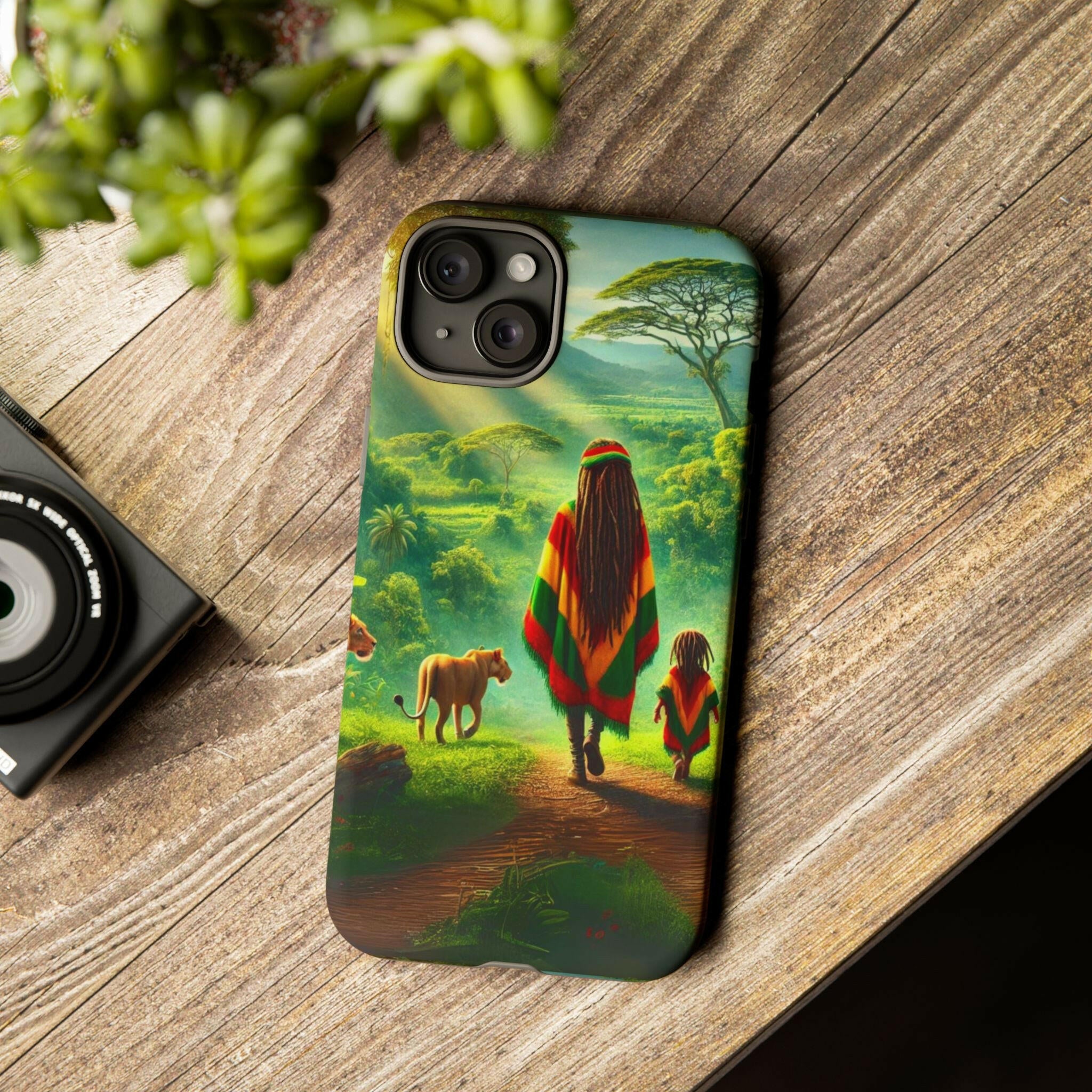 Reggae Jungle Tough Phone Case - MKCM Modern Designs