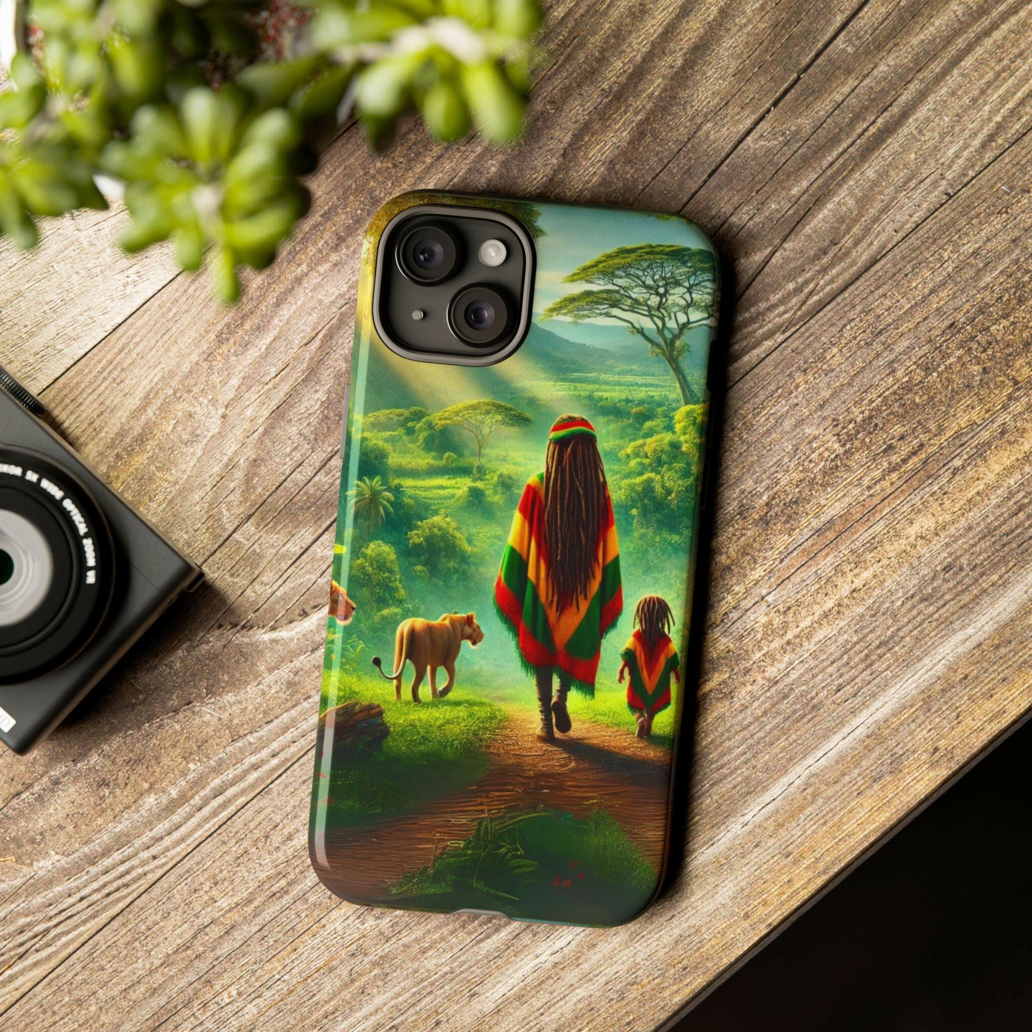 Reggae Jungle Tough Phone Case - MKCM Modern Designs