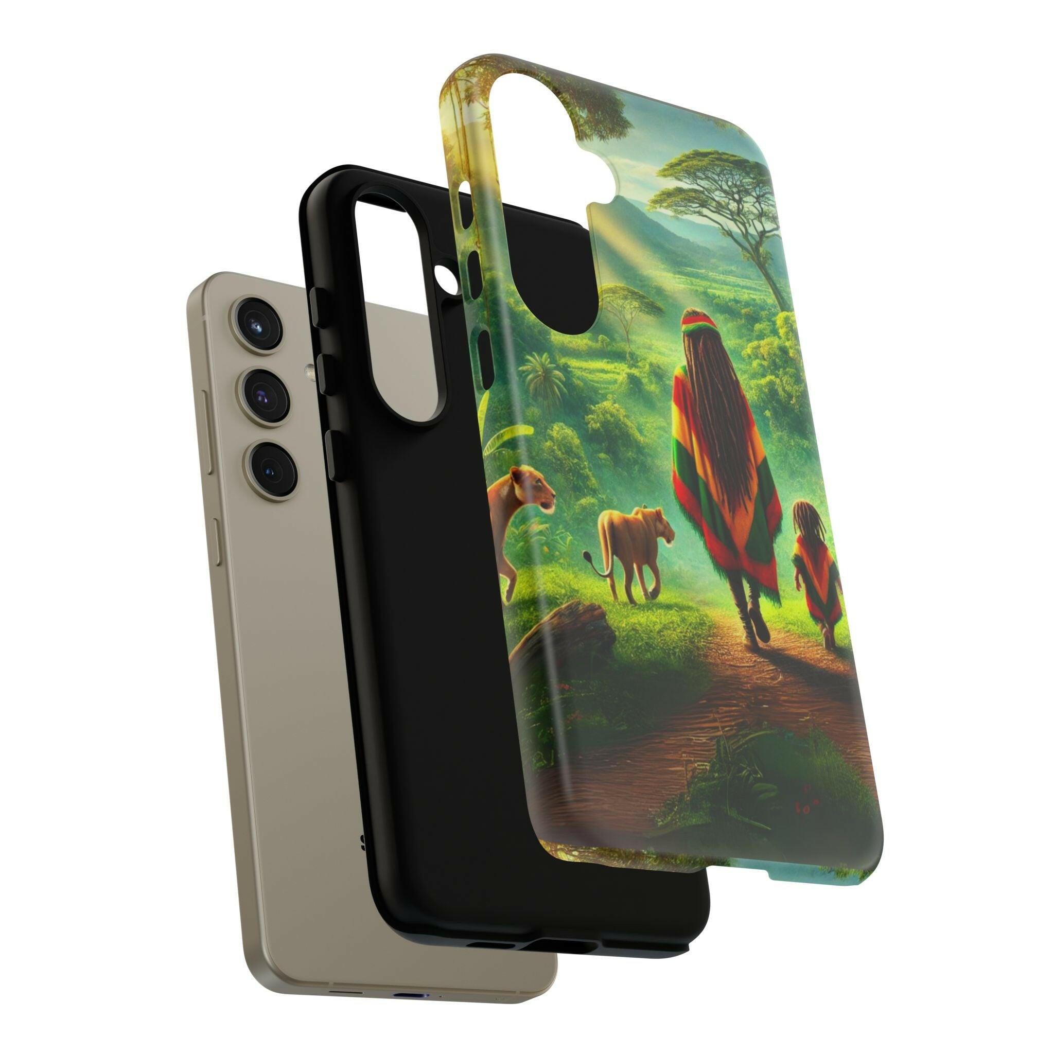 Reggae Jungle Tough Phone Case - MKCM Modern Designs