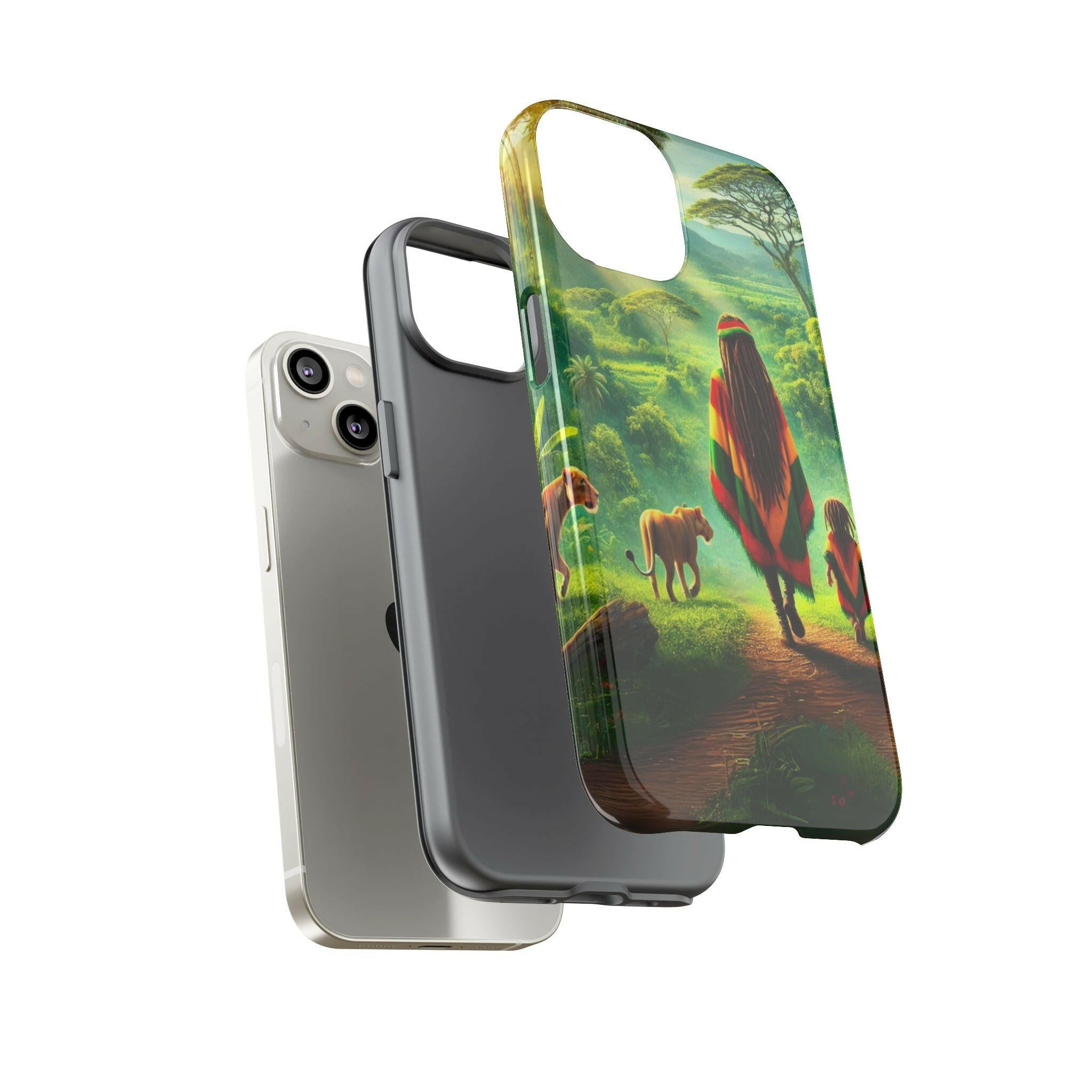 Reggae Jungle Tough Phone Case - MKCM Modern Designs