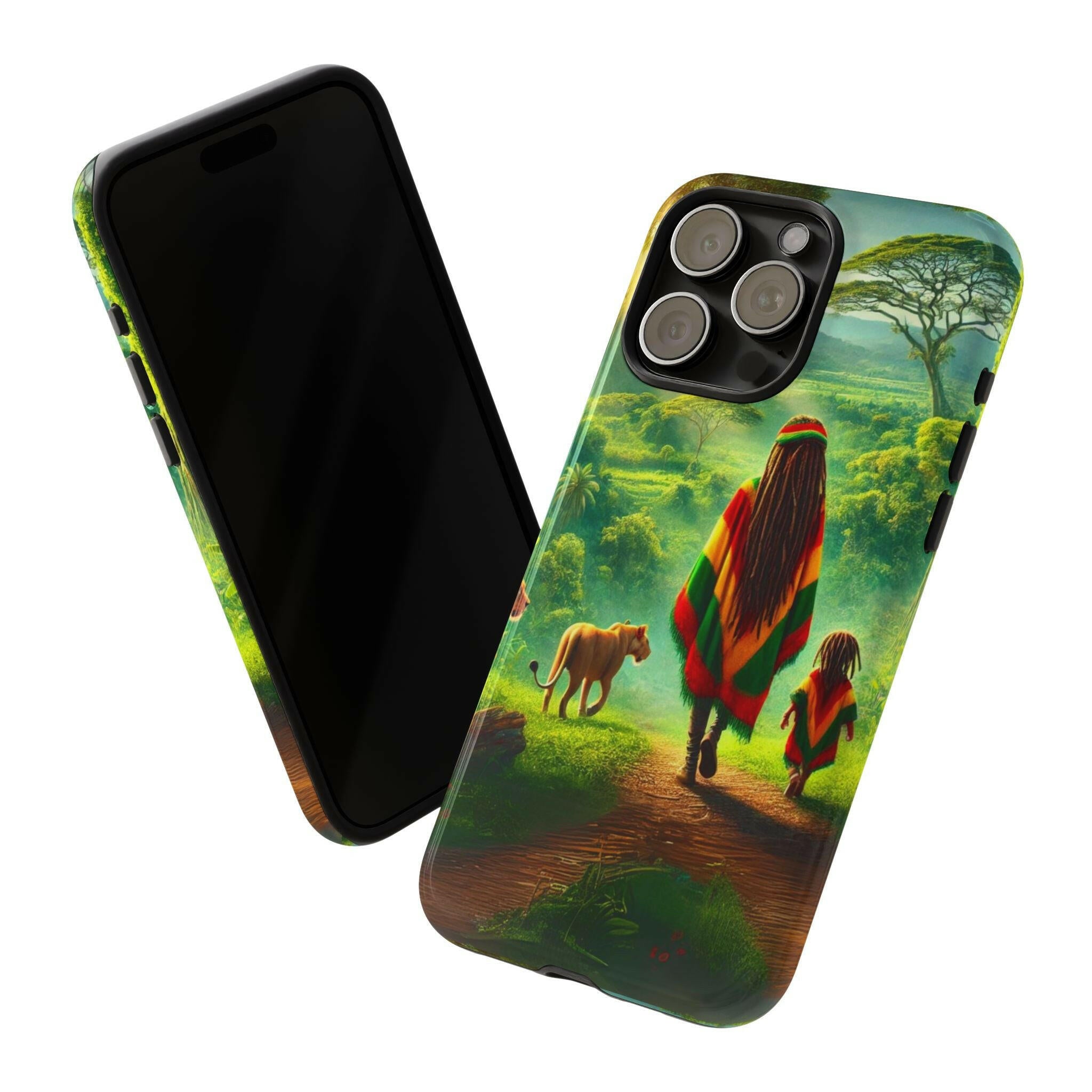 Reggae Jungle Tough Phone Case - MKCM Modern Designs