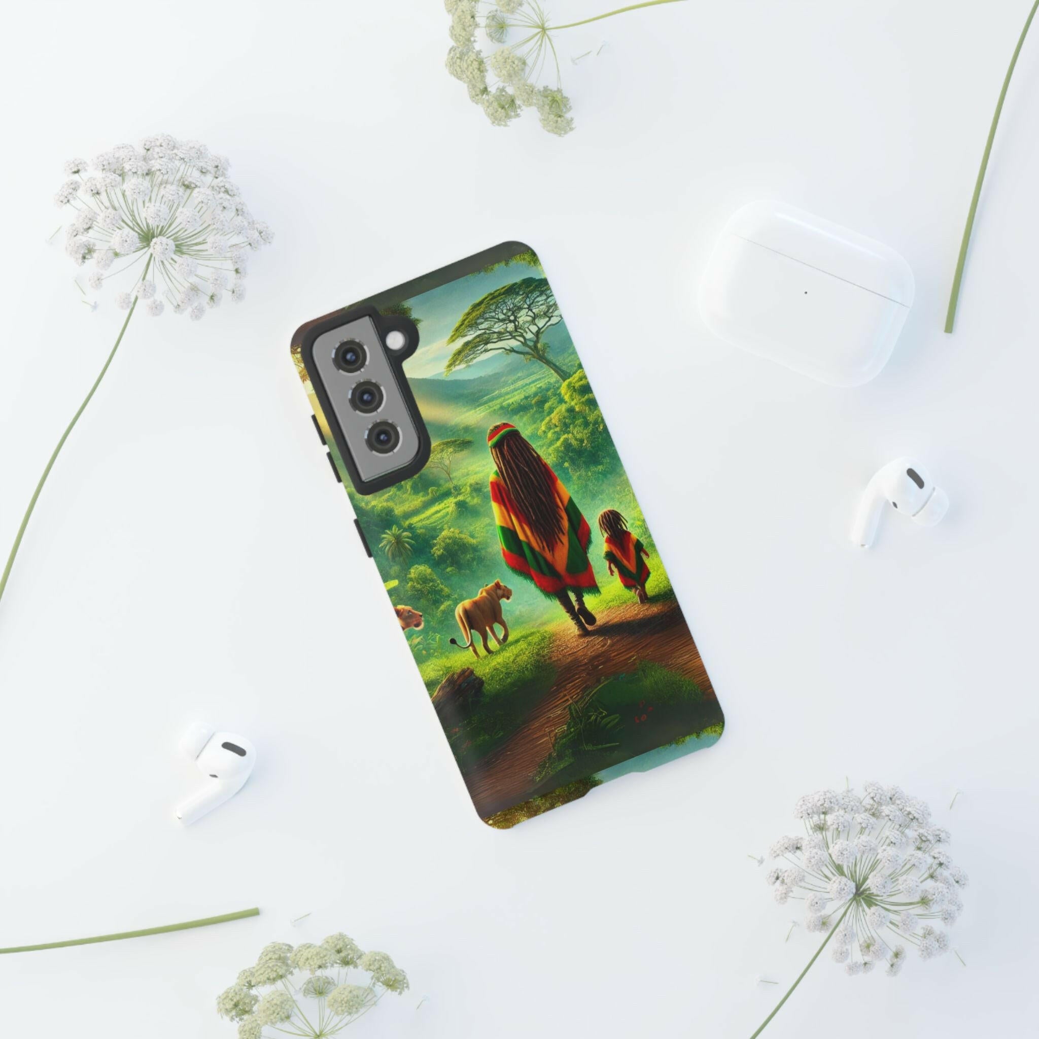 Reggae Jungle Tough Phone Case - MKCM Modern Designs