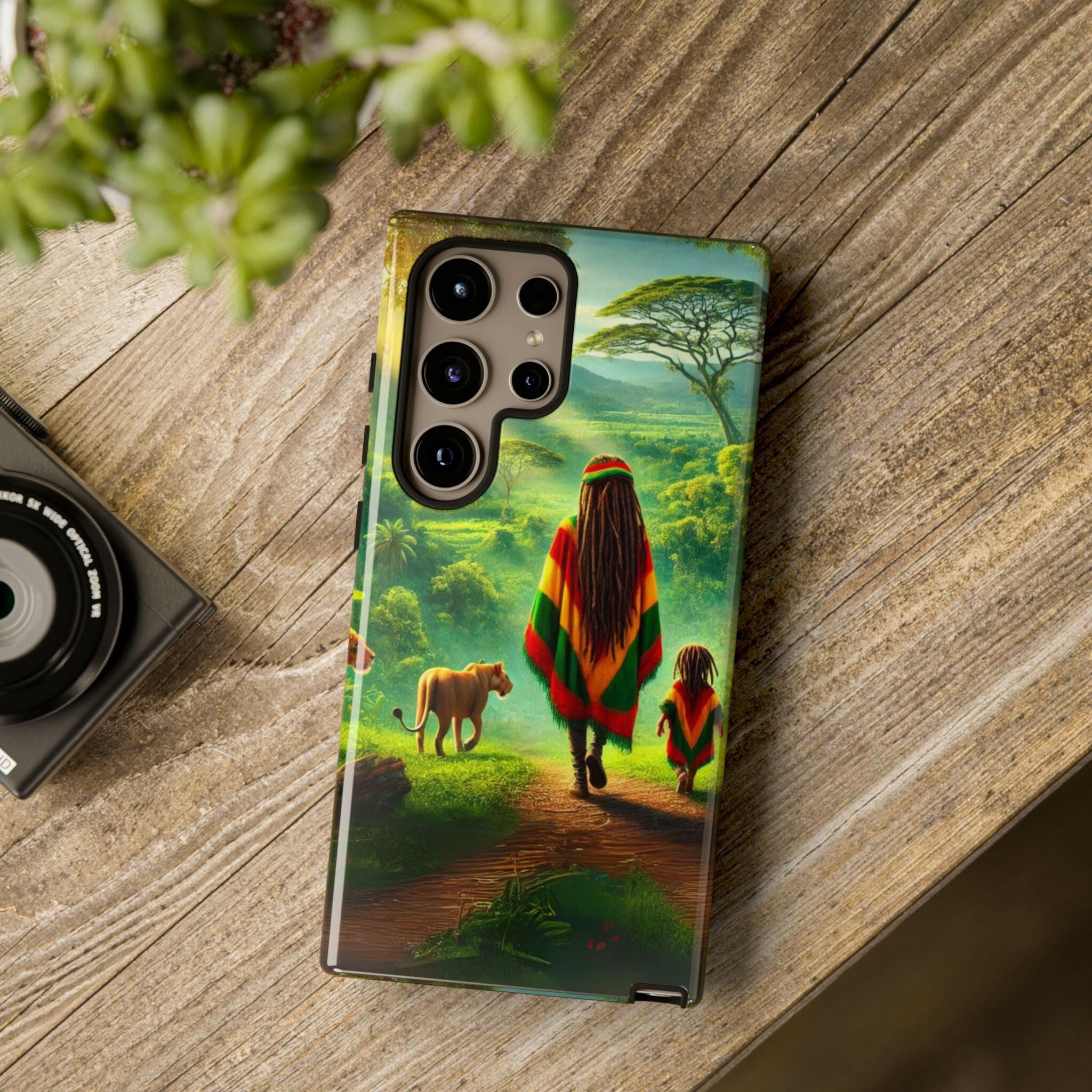 Reggae Jungle Tough Phone Case - MKCM Modern Designs