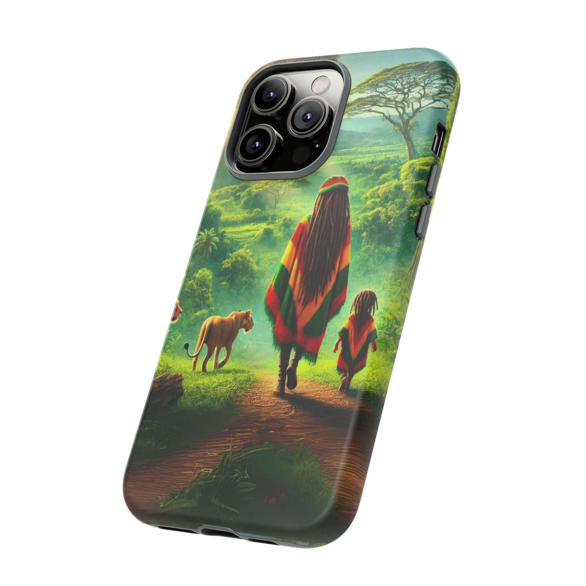 Reggae Jungle Tough Phone Case - MKCM Modern Designs