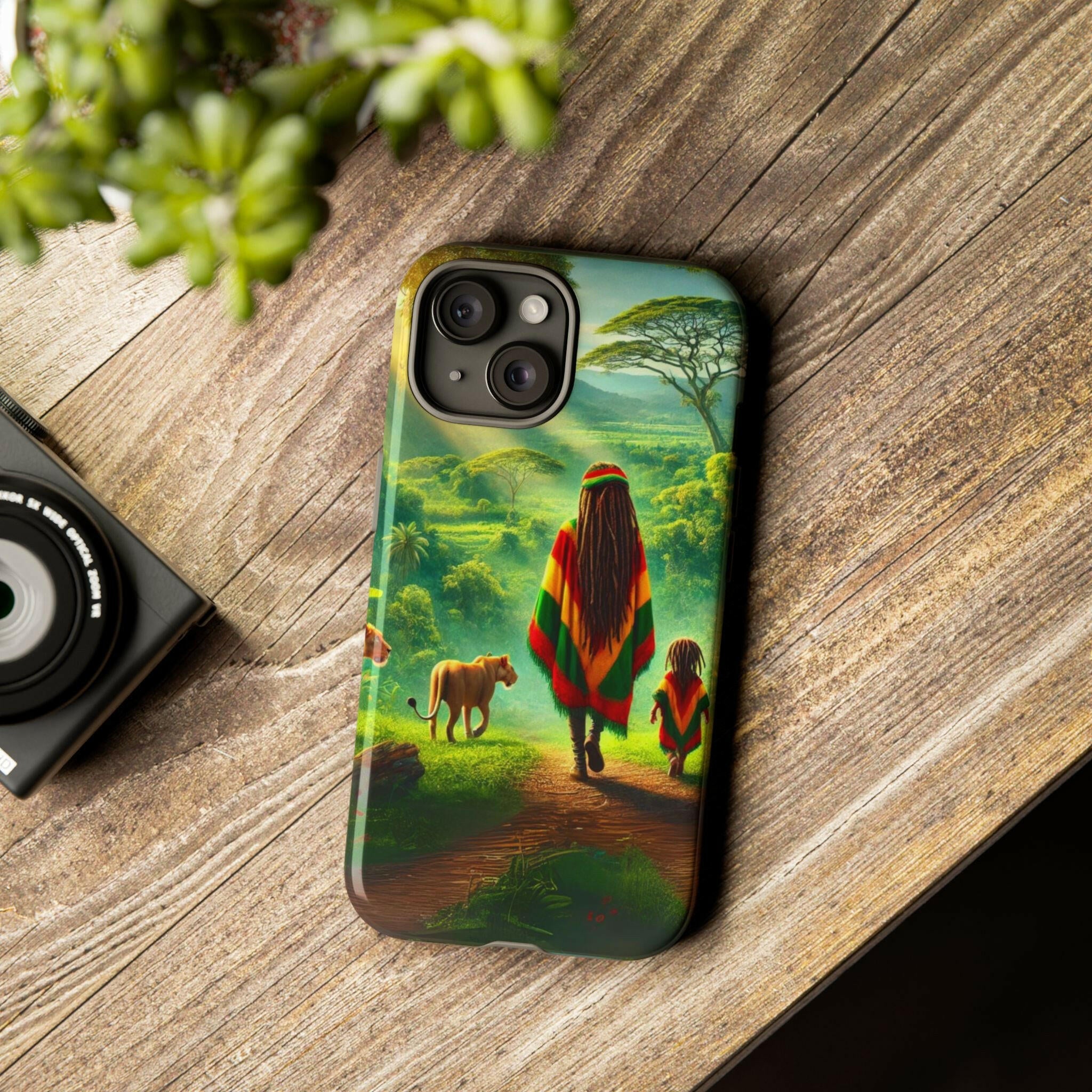 Reggae Jungle Tough Phone Case - MKCM Modern Designs