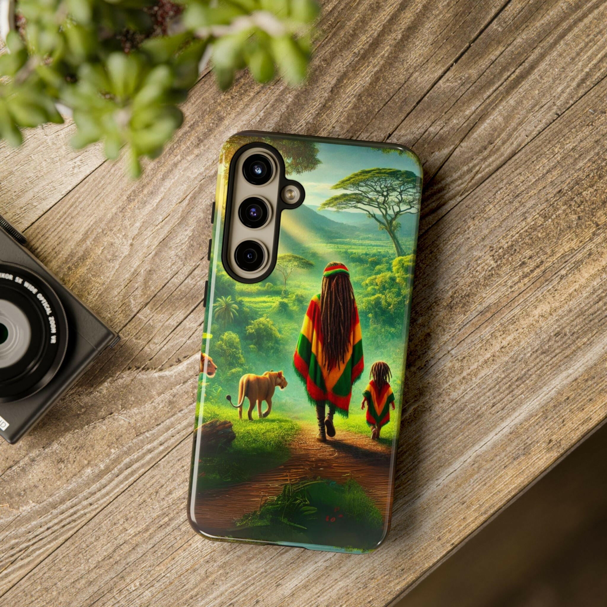 Reggae Jungle Tough Phone Case - MKCM Modern Designs