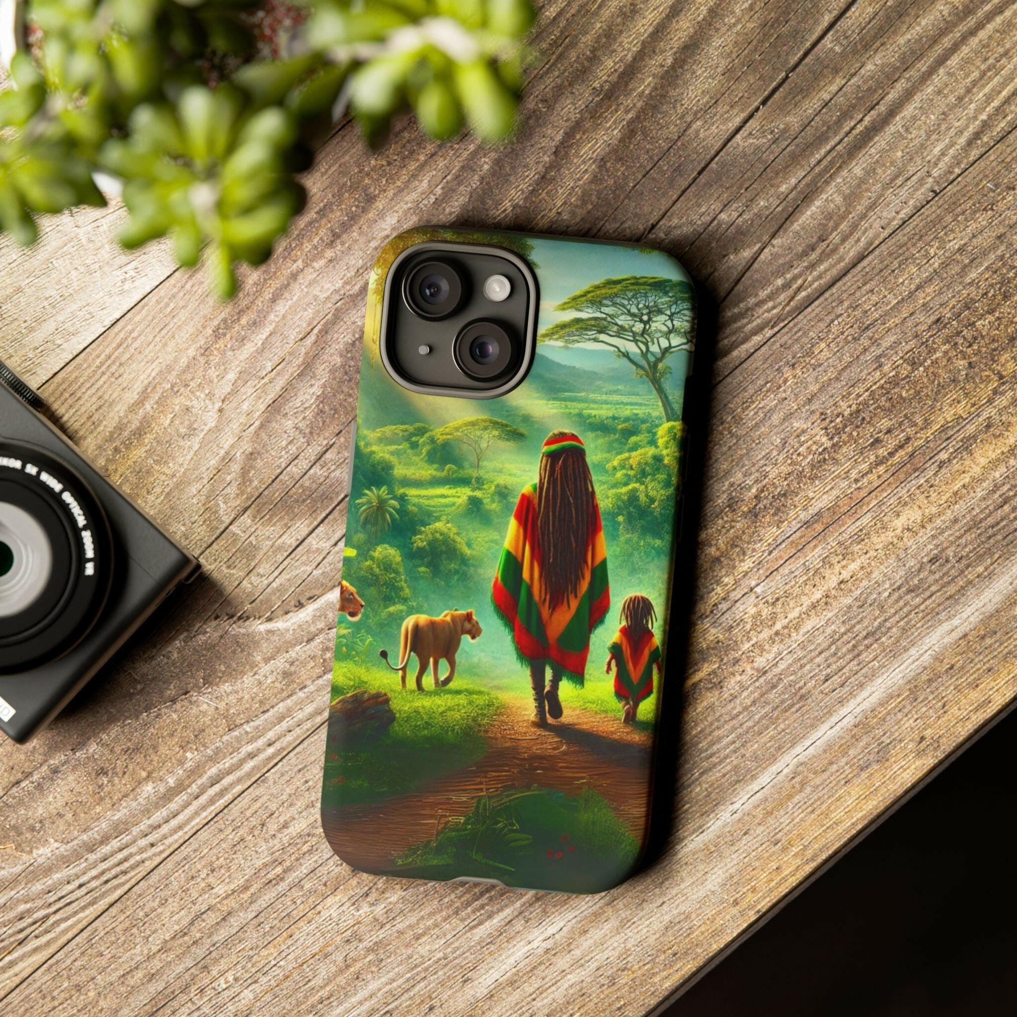 Reggae Jungle Tough Phone Case - MKCM Modern Designs