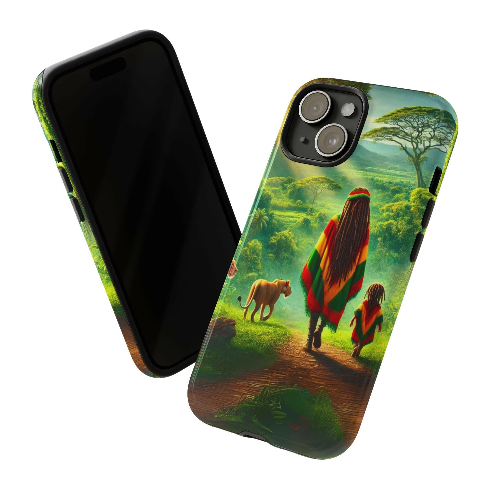 Reggae Jungle Tough Phone Case - MKCM Modern Designs