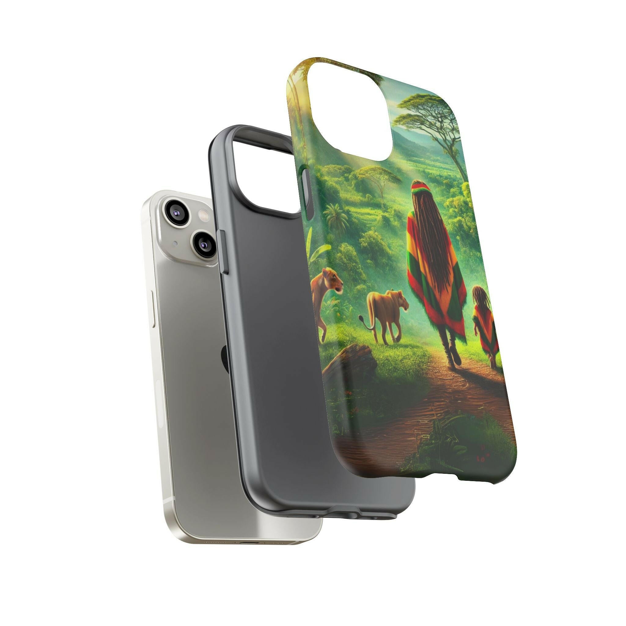 Reggae Jungle Tough Phone Case - MKCM Modern Designs