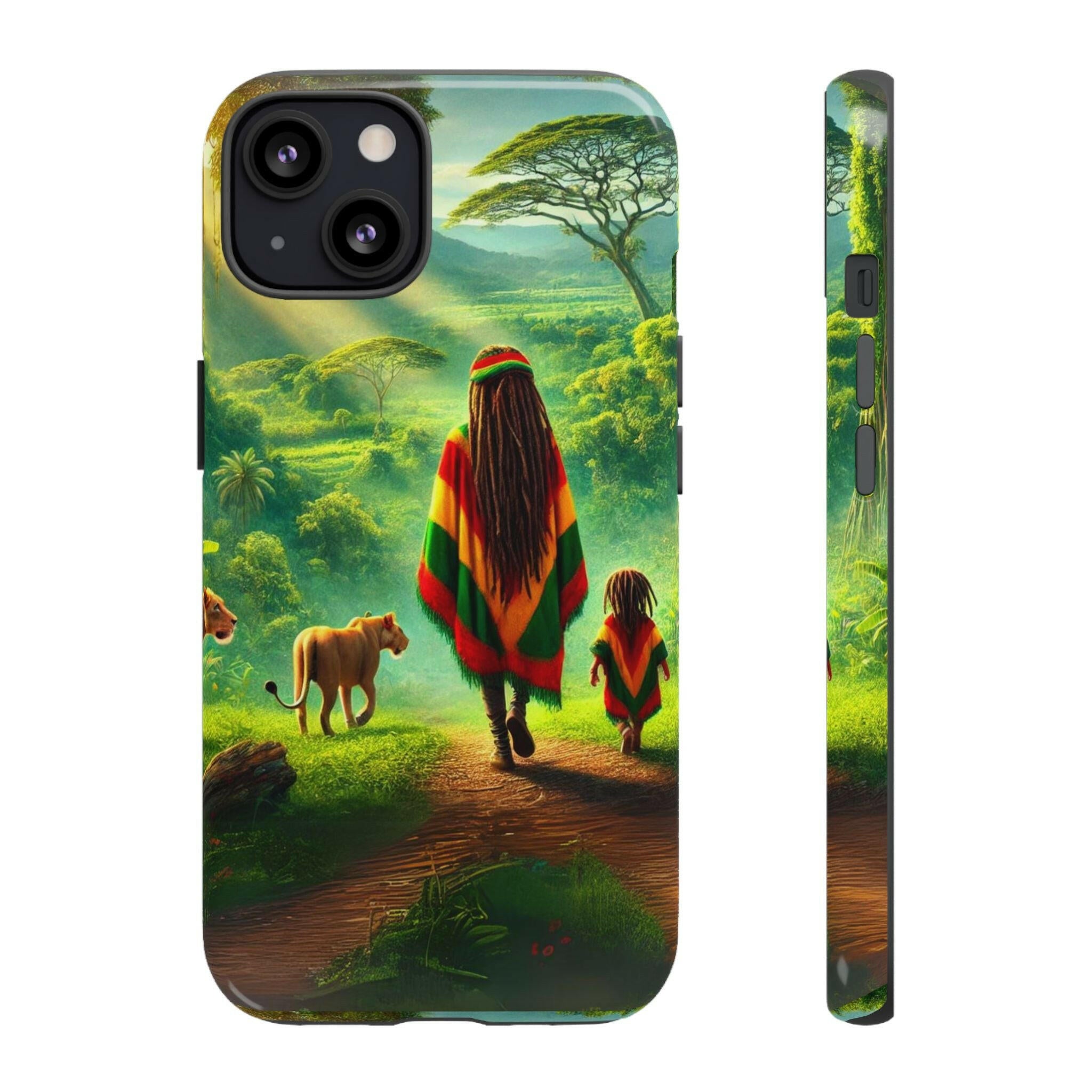 Reggae Jungle Tough Phone Case - MKCM Modern Designs