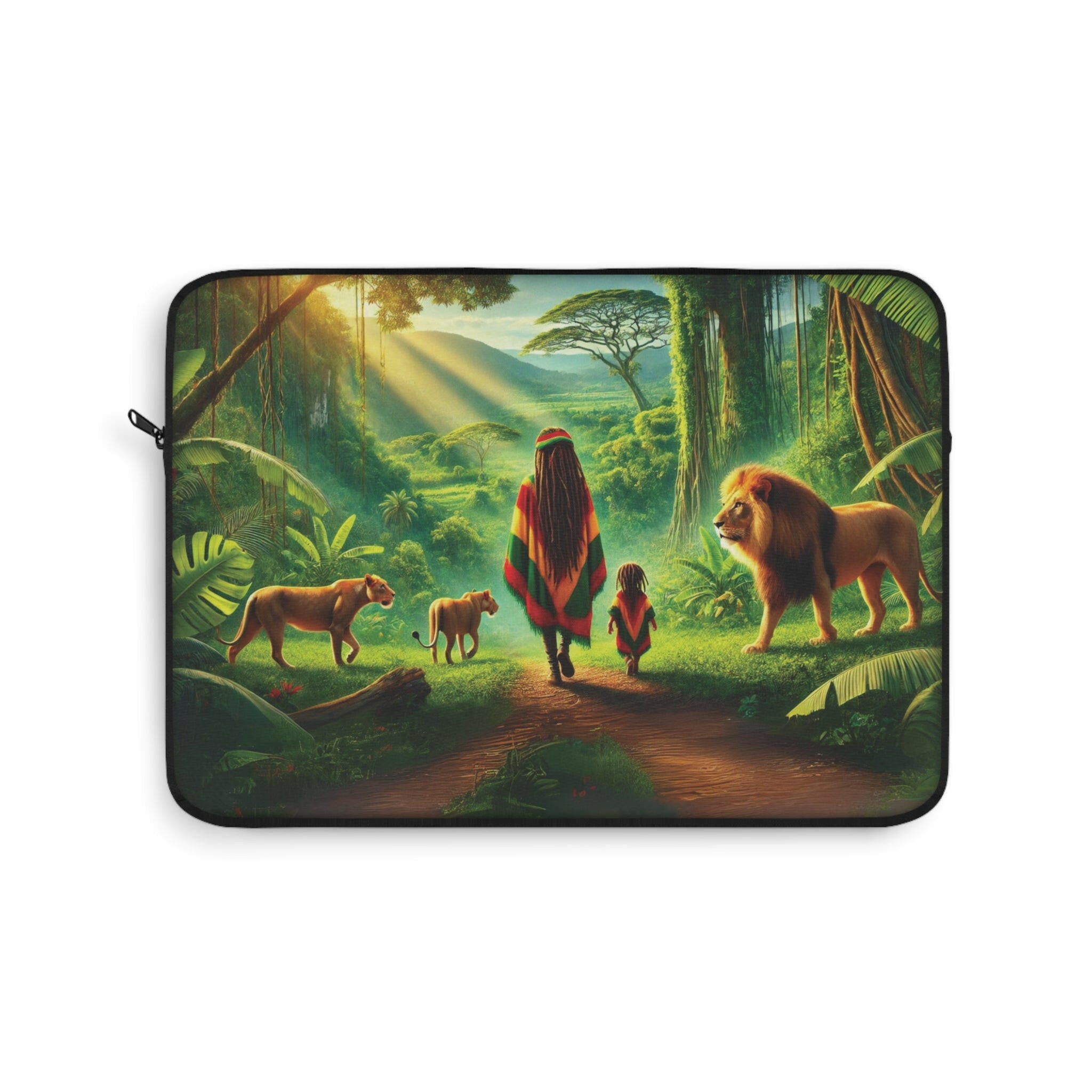 Reggae Woman & Child Laptop Sleeve - MKCM Modern Designs