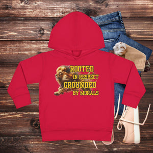 'Respect and Morals' Toddler Hoodie - MKCM Modern Designs