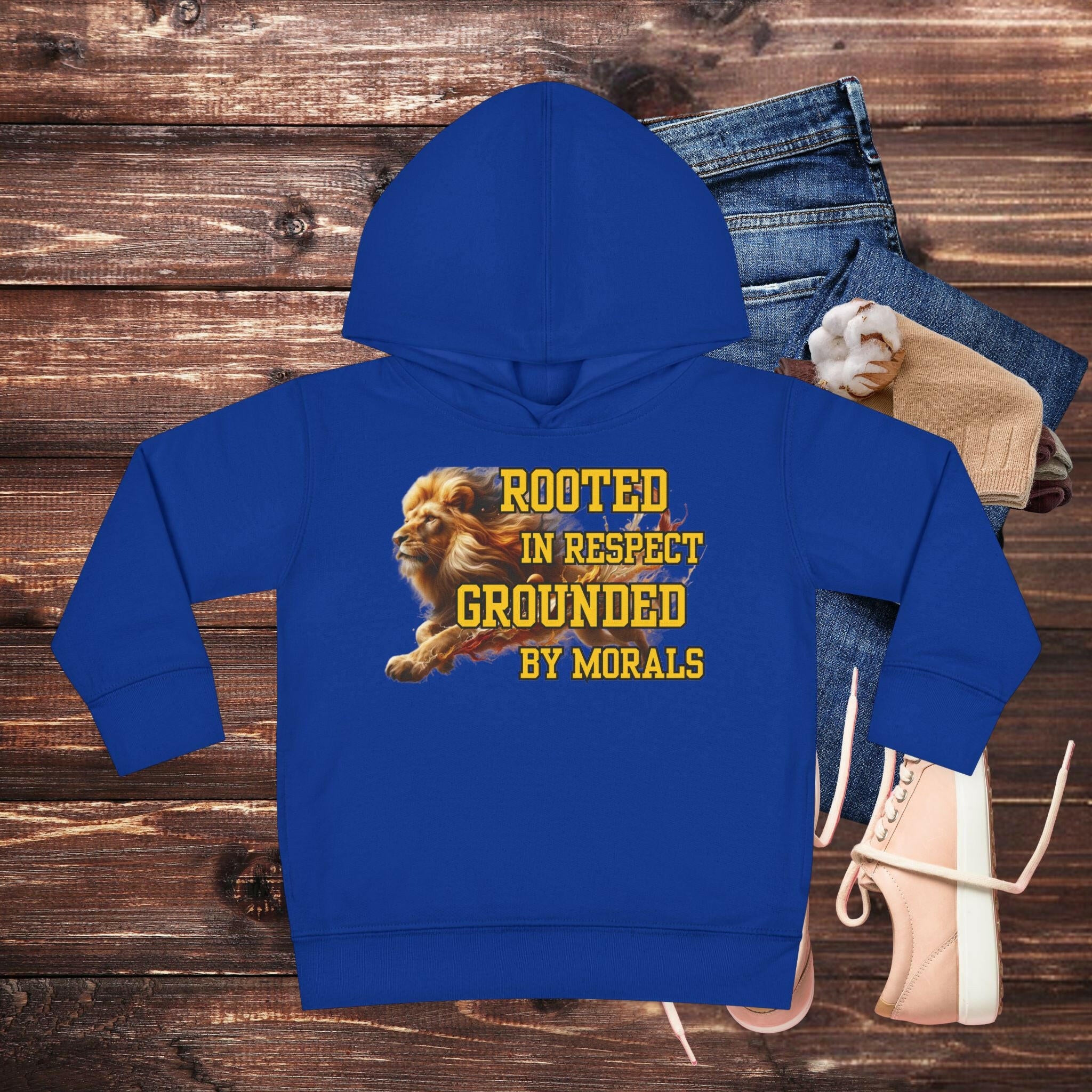 'Respect and Morals' Toddler Hoodie - MKCM Modern Designs