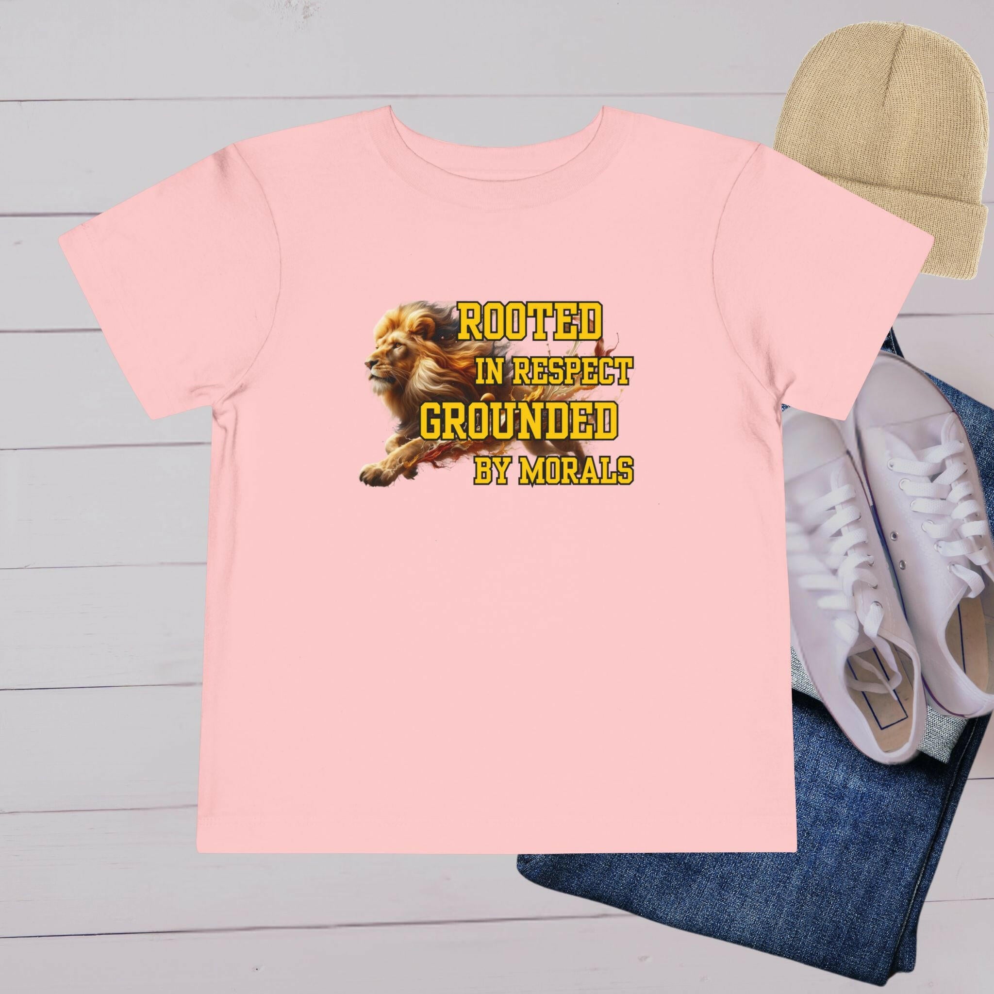 'Respect and Morals’ Toddler Tee - MKCM Modern Designs