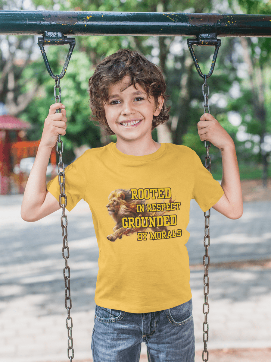 'Respect and Morals’ Toddler Tee - MKCM Modern Designs