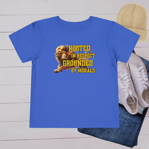 'Respect and Morals’ Toddler Tee - MKCM Modern Designs