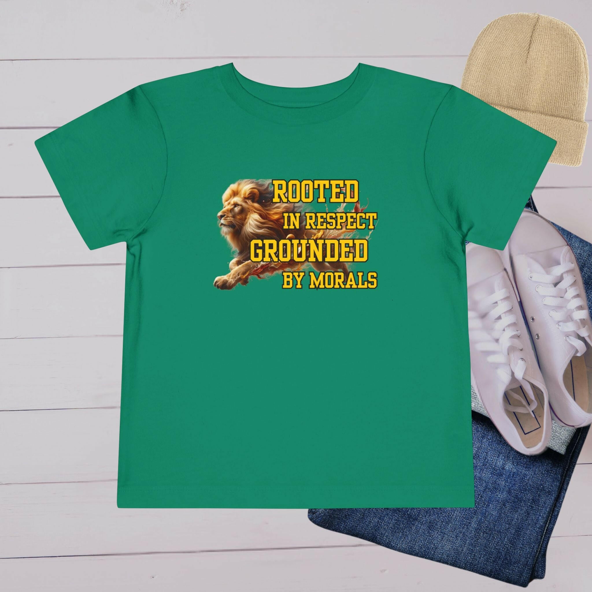 'Respect and Morals’ Toddler Tee - MKCM Modern Designs