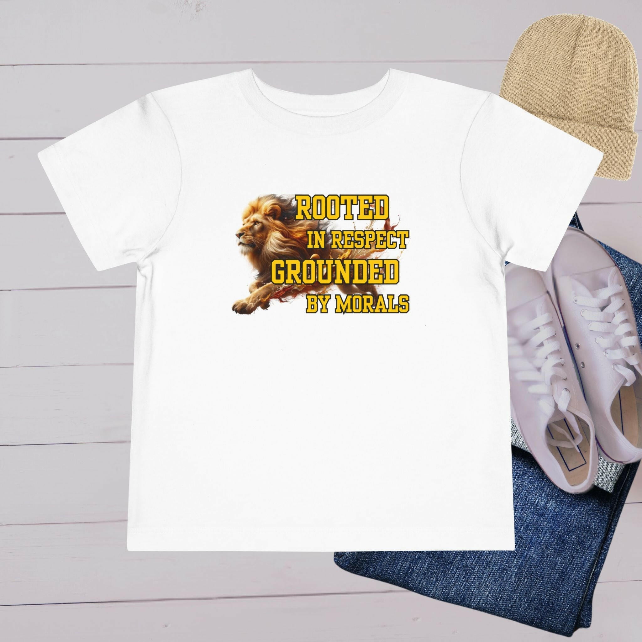 'Respect and Morals’ Toddler Tee - MKCM Modern Designs