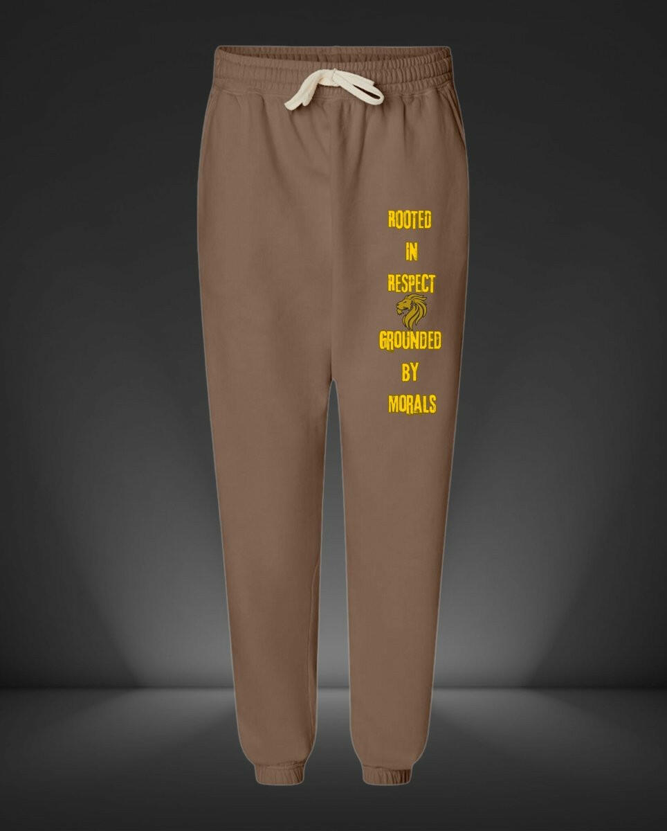 'Respect & Morals' Fleece Joggers - MKCM Modern Designs