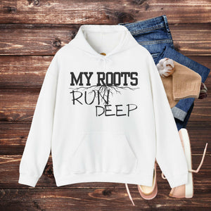 'Roots Run Deep' Men's Hoodie - MKCM Modern Designs