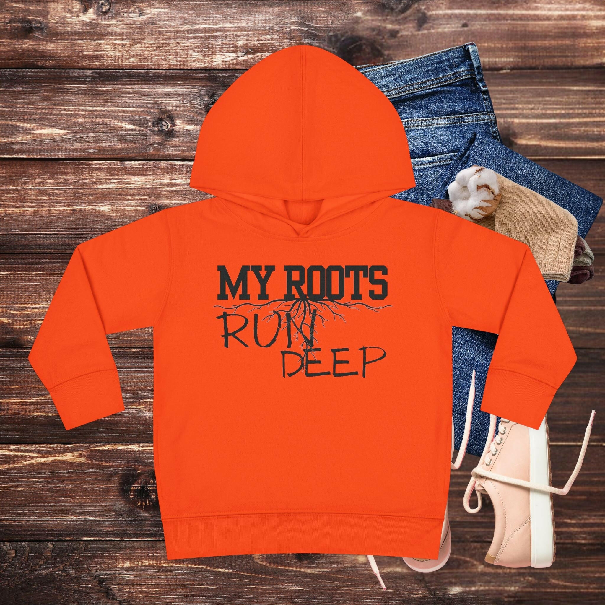 'Roots Run Deep' Toddler Hoodie - MKCM Modern Designs