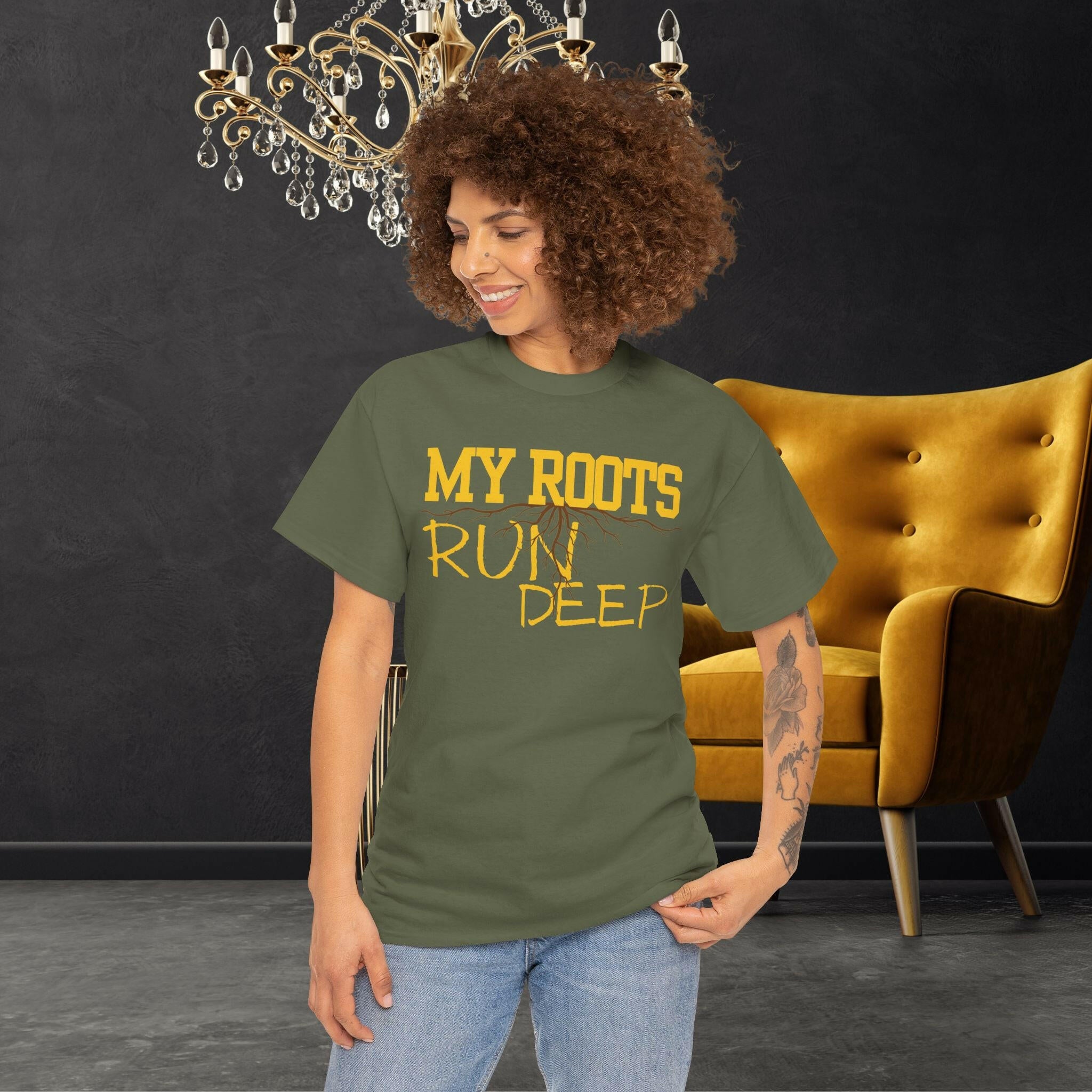 ‘Roots Run Deep' Women's Tee - MKCM Modern Designs