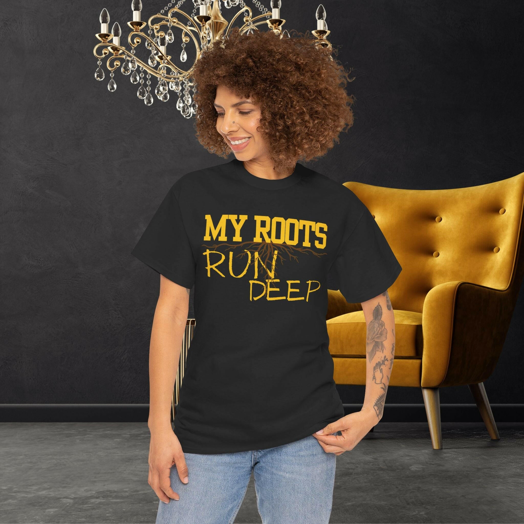 ‘Roots Run Deep' Women's Tee - MKCM Modern Designs