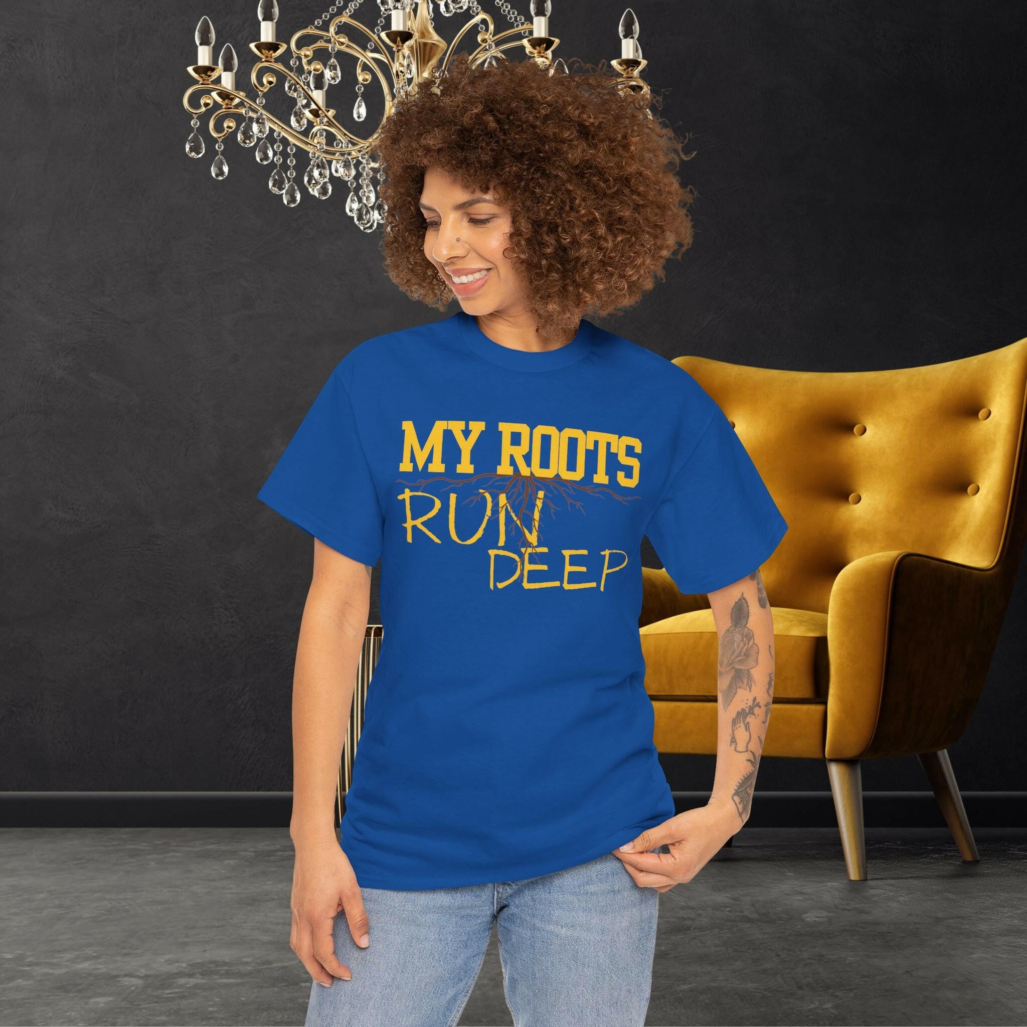 ‘Roots Run Deep' Women's Tee - MKCM Modern Designs