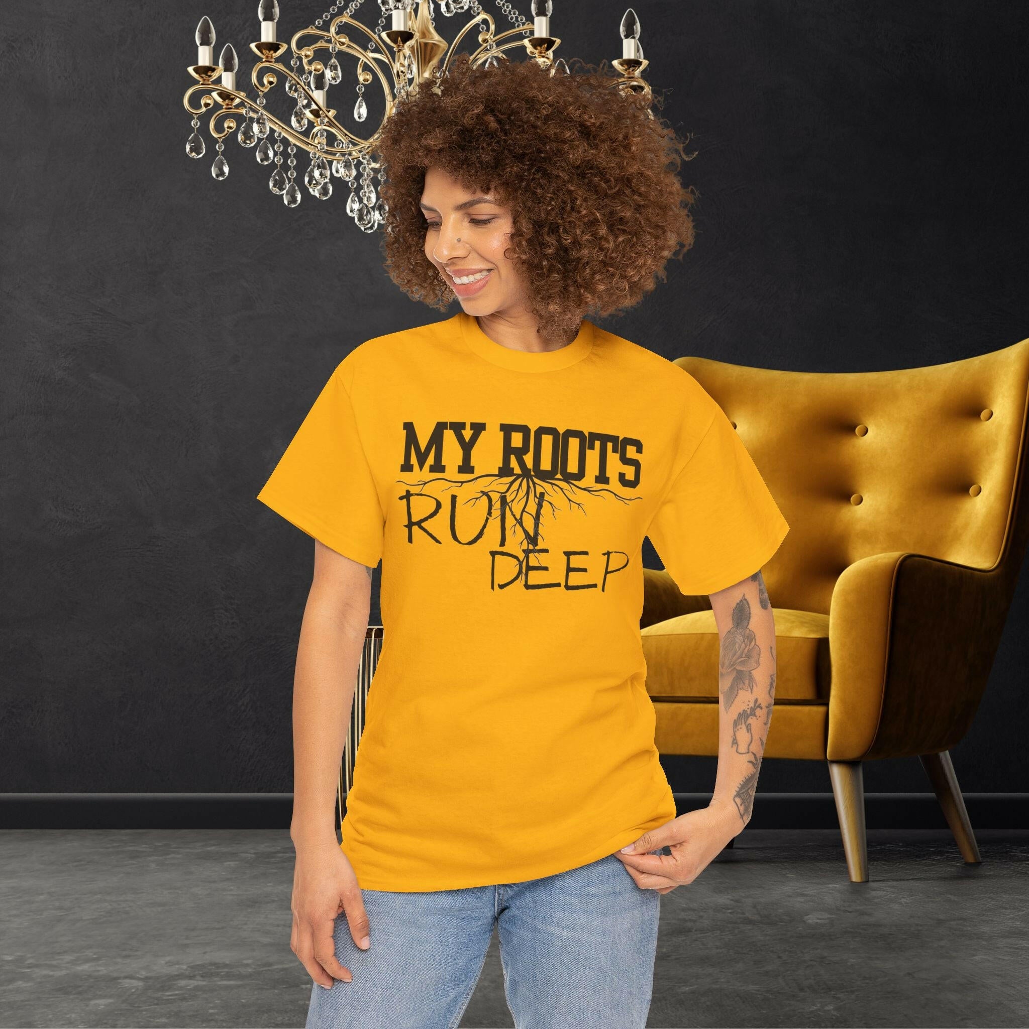 ‘Roots Run Deep' Women's Tee - MKCM Modern Designs