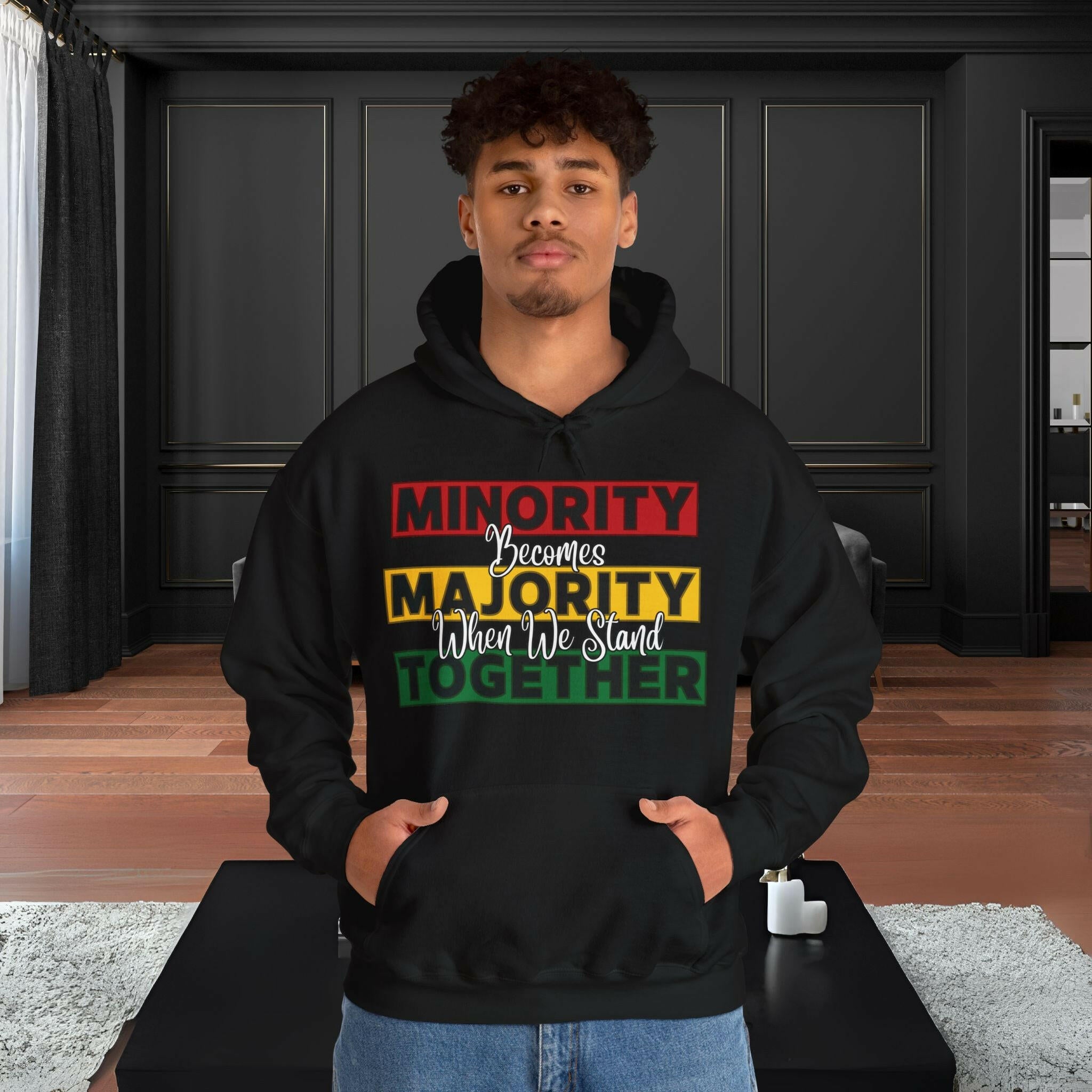 'Stand Together' Men's Hoodie - MKCM Modern Designs