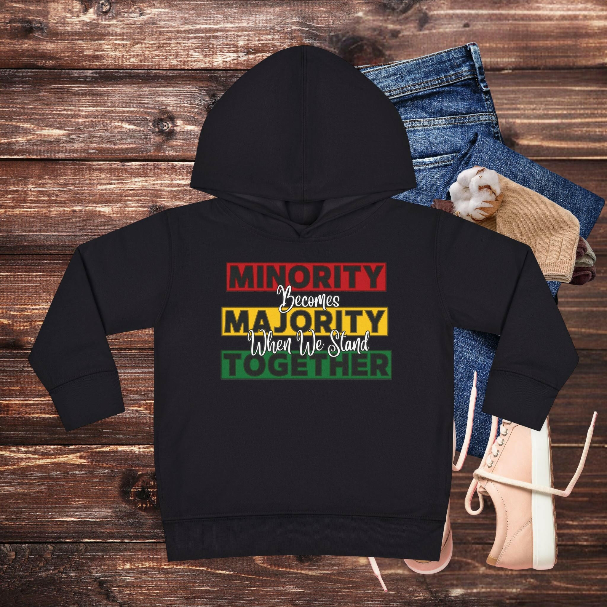 'Stand Together' Toddler Hoodie - MKCM Modern Designs