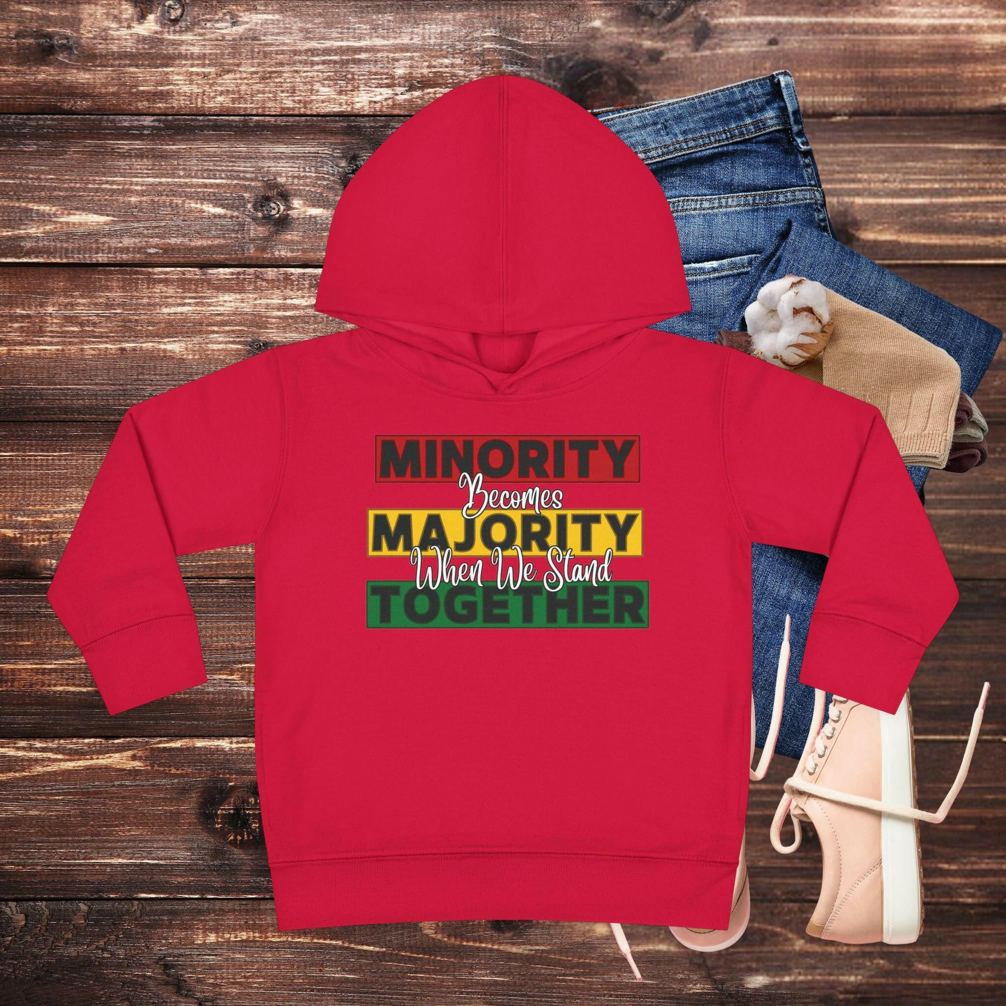 'Stand Together' Toddler Hoodie - MKCM Modern Designs