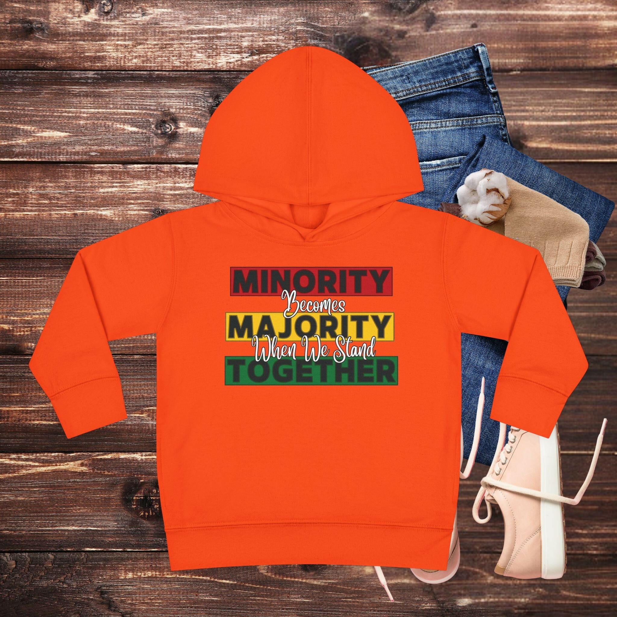 'Stand Together' Toddler Hoodie - MKCM Modern Designs