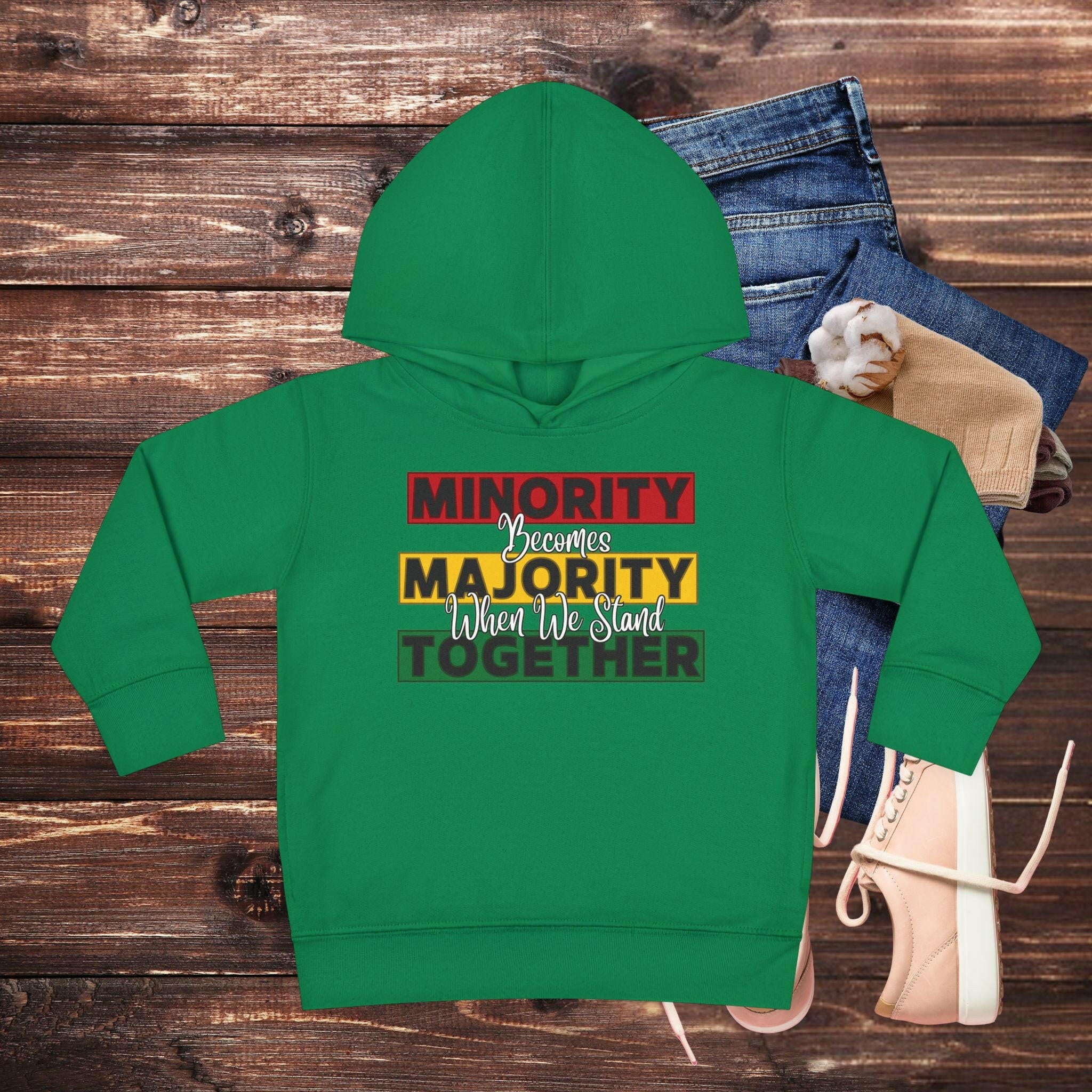 'Stand Together' Toddler Hoodie - MKCM Modern Designs