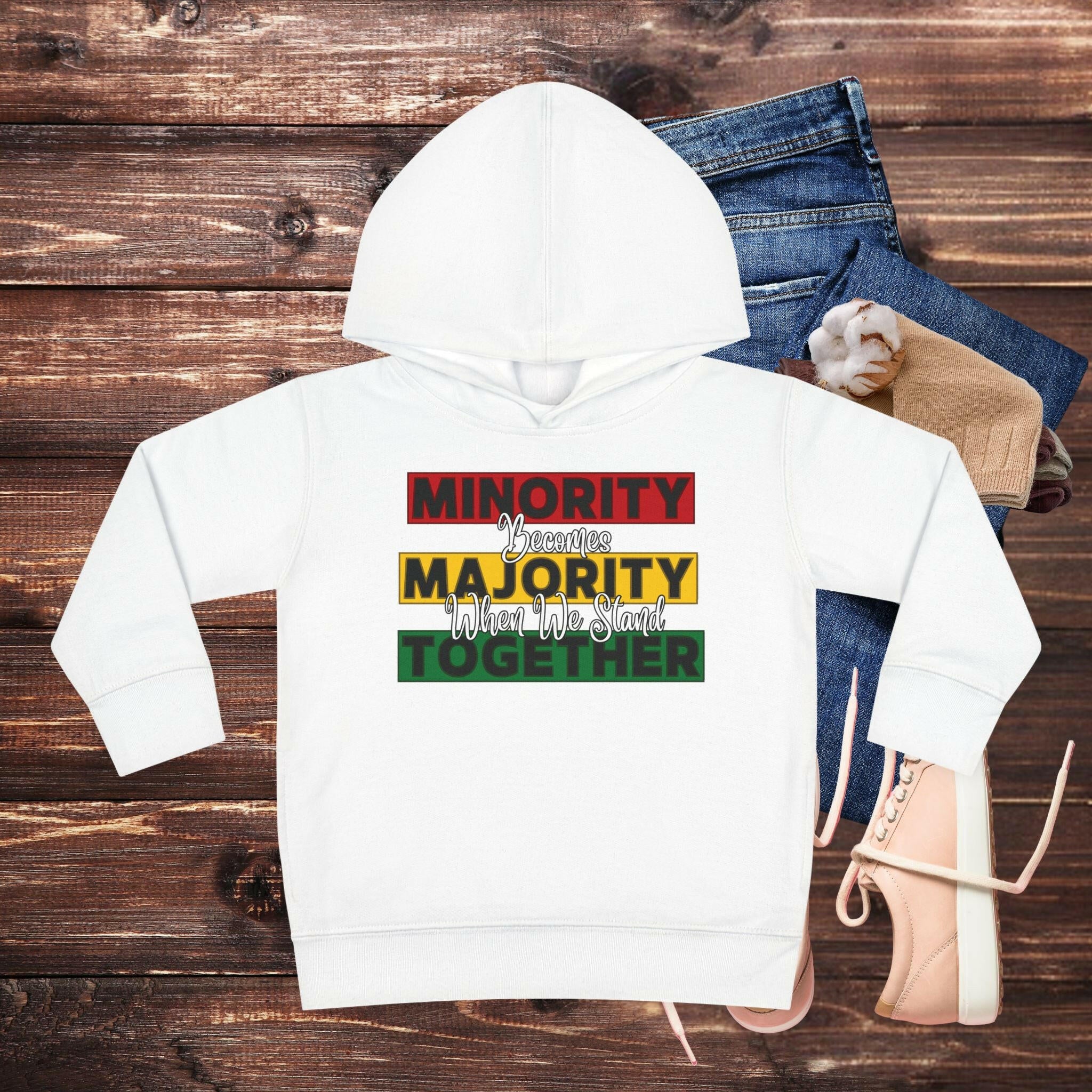 'Stand Together' Toddler Hoodie - MKCM Modern Designs