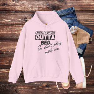 'Straight Outta Bed' Men's Hoodie - MKCM Modern Designs